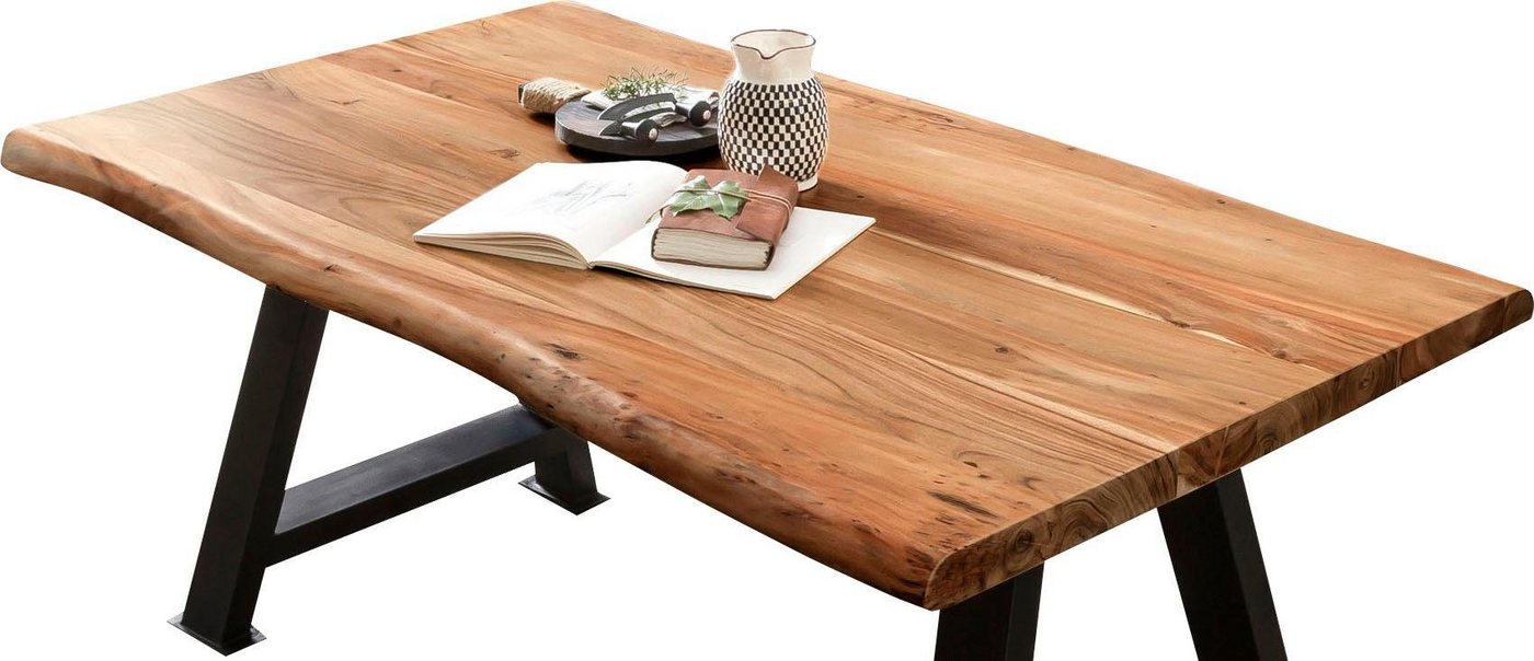 SIT Tischplatte, aus Massivholz Akazie, mit Baumkante-kaufen