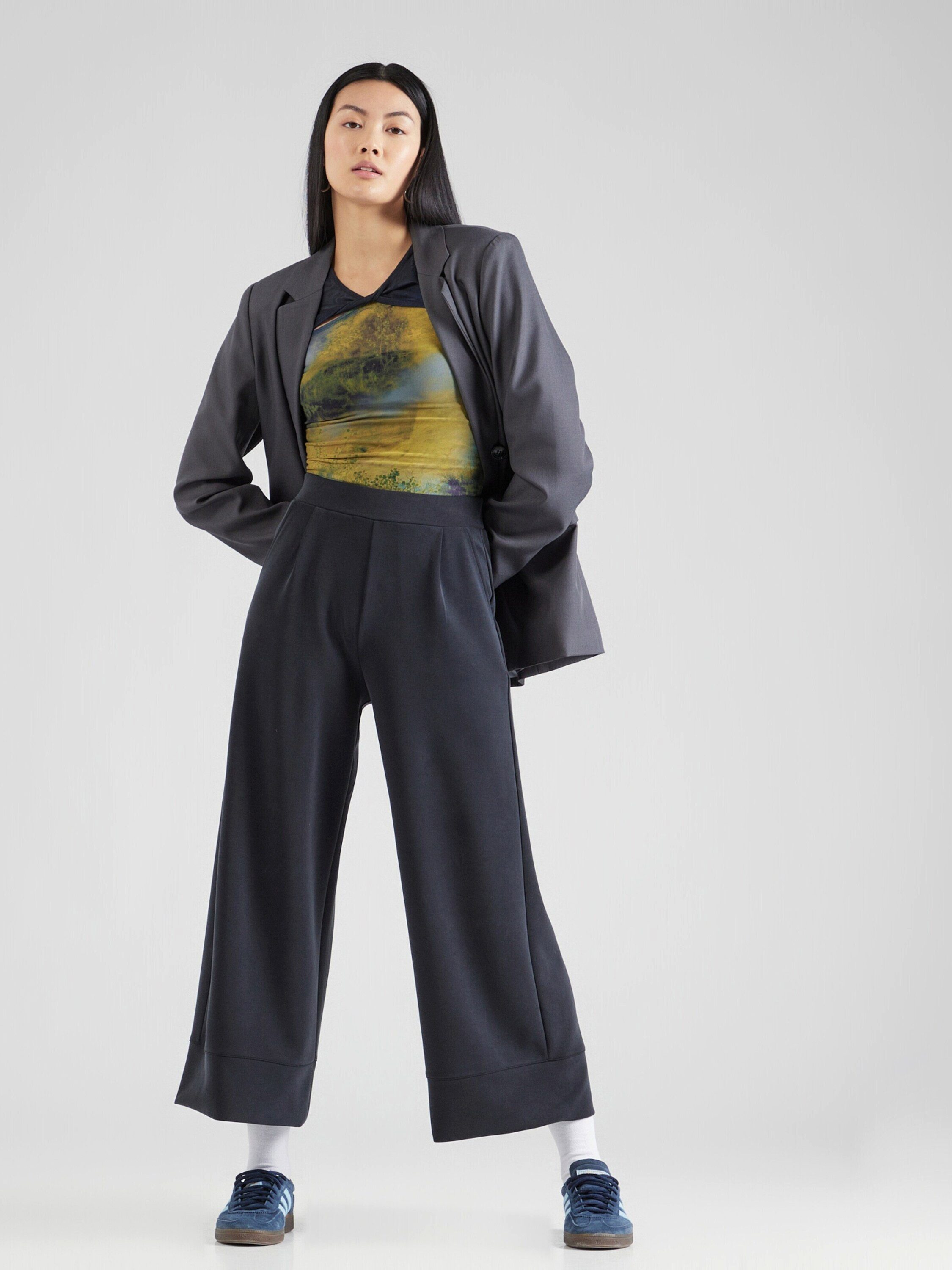 RICHROYAL Bundfaltenhose (1-tlg) Falten