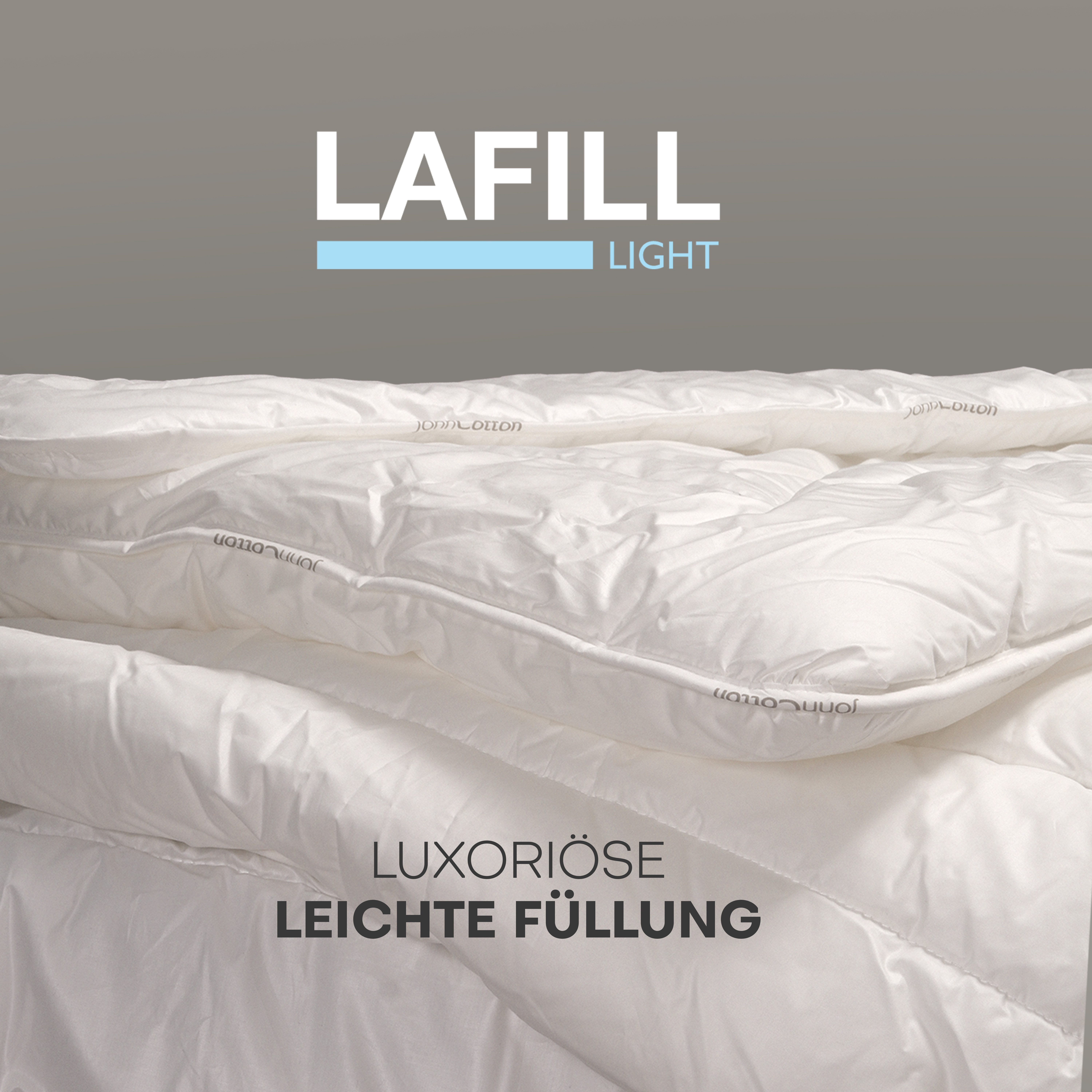 John Cotton Microfaserbettdecke Magicline, Bettdecken 135x200 cm, 155x220 cm für Sommer und Winter, Füllung: Polyester, Bezug: Baumwoll-Feinbatist, 100% Baumwolle, Bettdecke, edles Design, Hergestellt in Deutschland