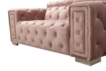 JVmoebel Wohnzimmer-Set, Modern Design Couch Chesterfield 3+1 Sitzer Couch Sitz Polster