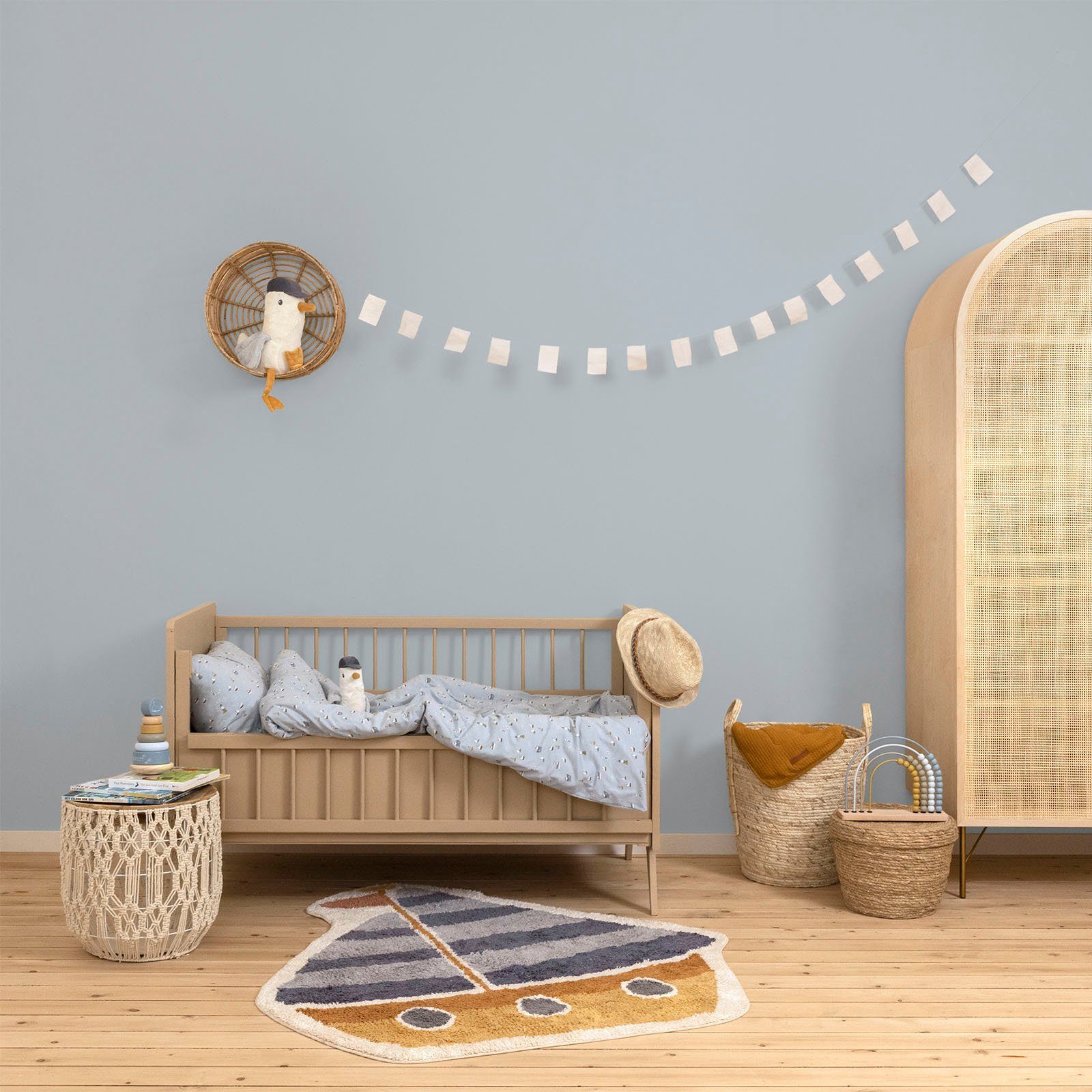 matt, extra Wallpaint, Kinderzimmer LITTLE für Wandfarbe und geeignet waschbeständig, Blue hochdeckend DUTCH Blau Light