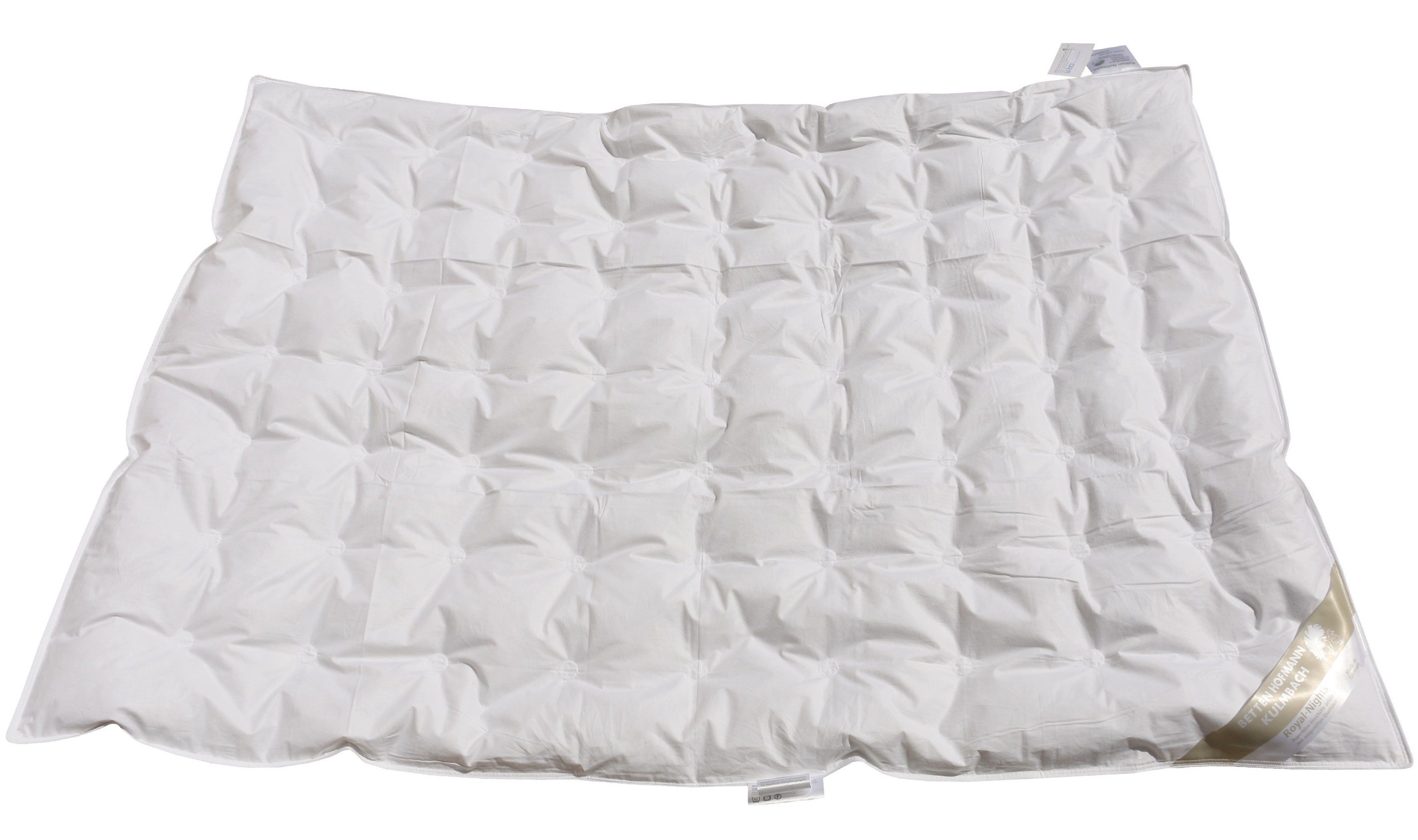 Betten Hofmann Babybettdecke Betten Hofmann Luxus Kinder Sommer Daunendecke 100x135cm Punktsteppung, Füllung: 100% Daunen, Bezug: 100% Baumwolle, made in Germany, leicht und hautsympathisch