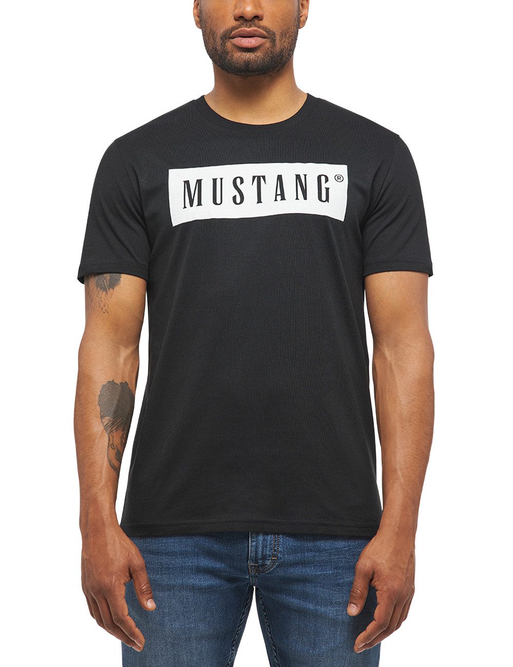 MUSTANG T-Shirt mit Logoprint