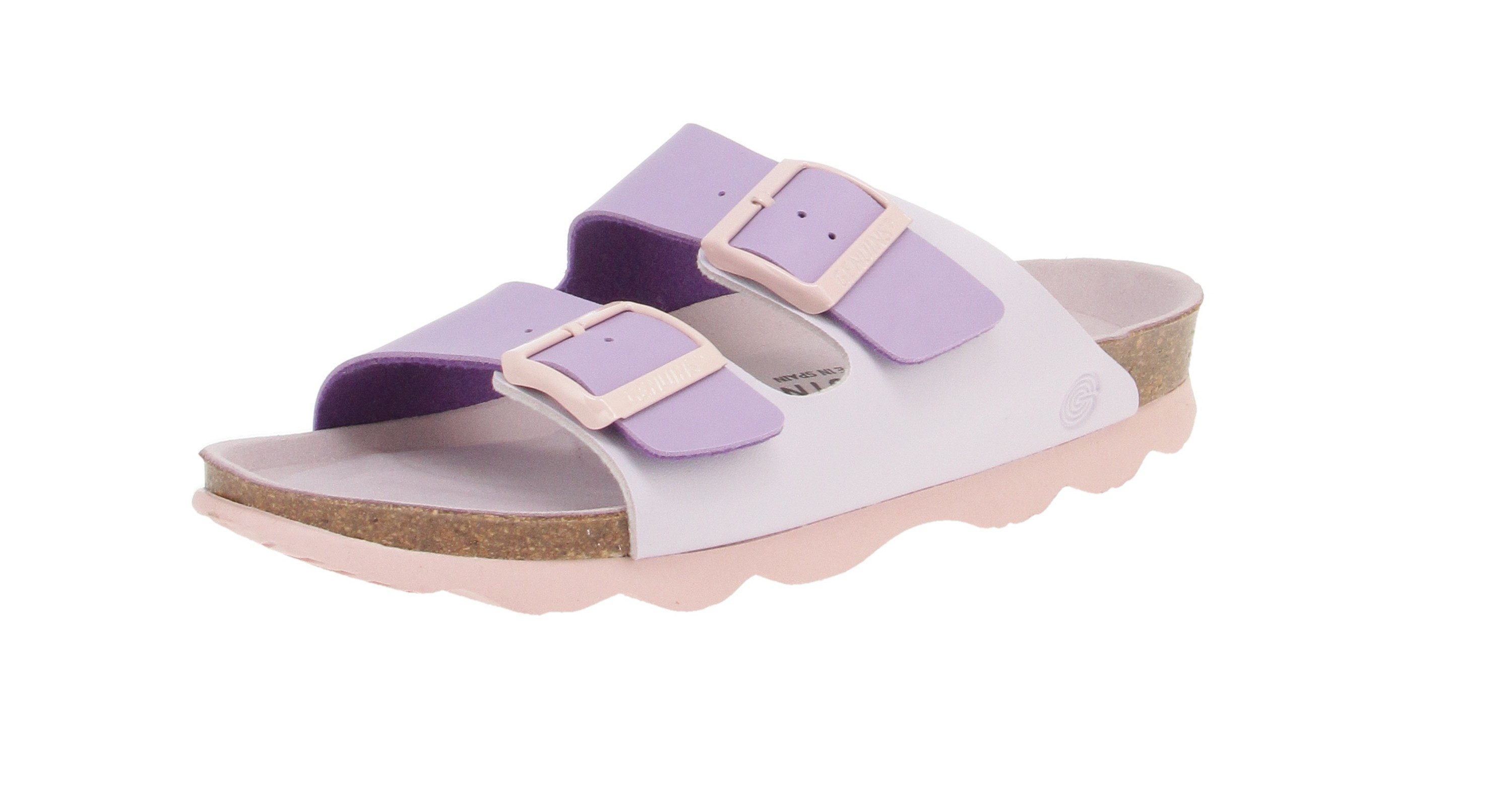 GENUINS Genuins G105630 Hawai Twin - Damen Schuhe Pantoletten - Mauve-Rose Sandale