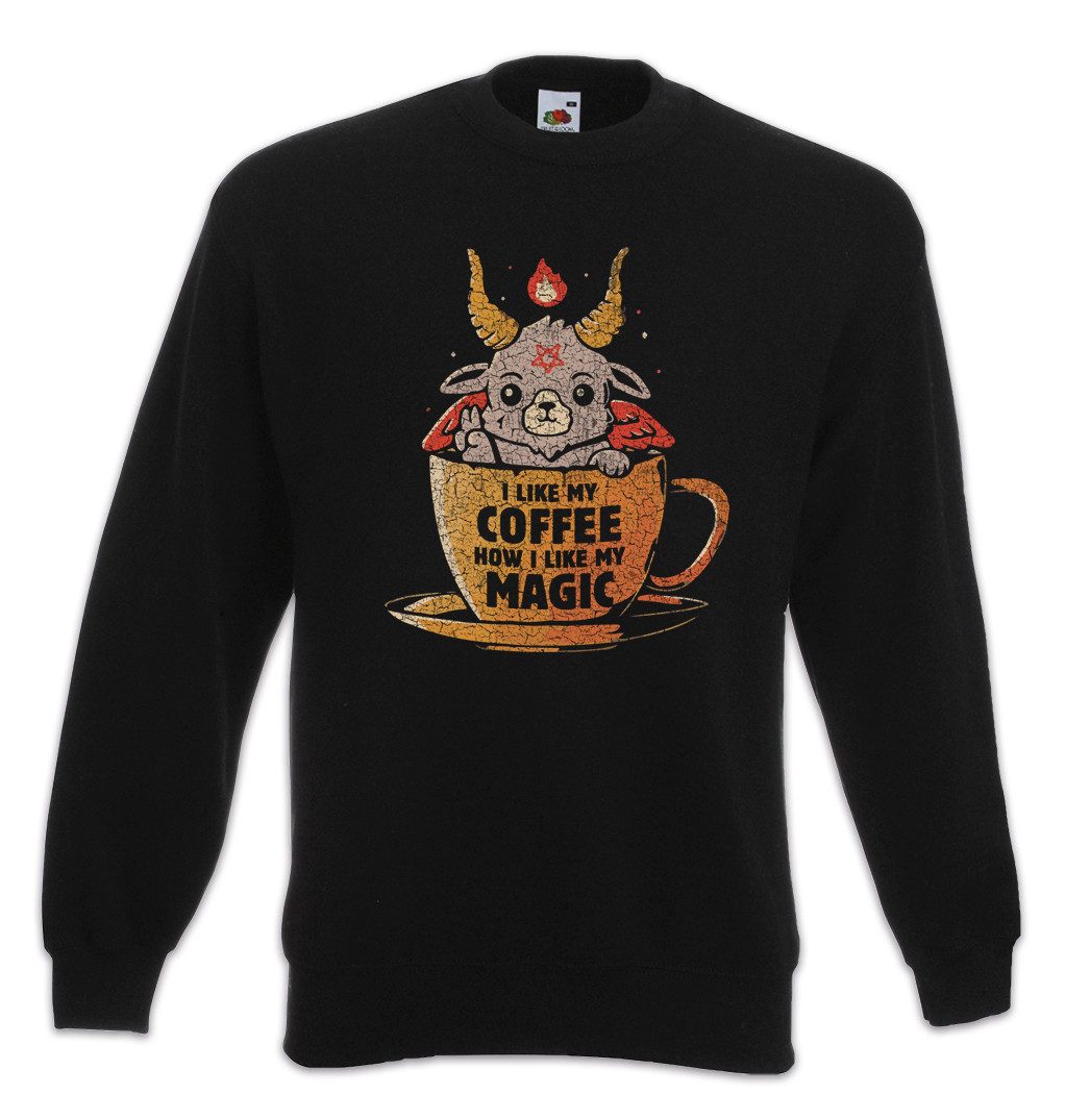 Sweatshirt Magic Coffee Sweatshirt Fun Geek Nerd Science Scientist Kaffee Molekül