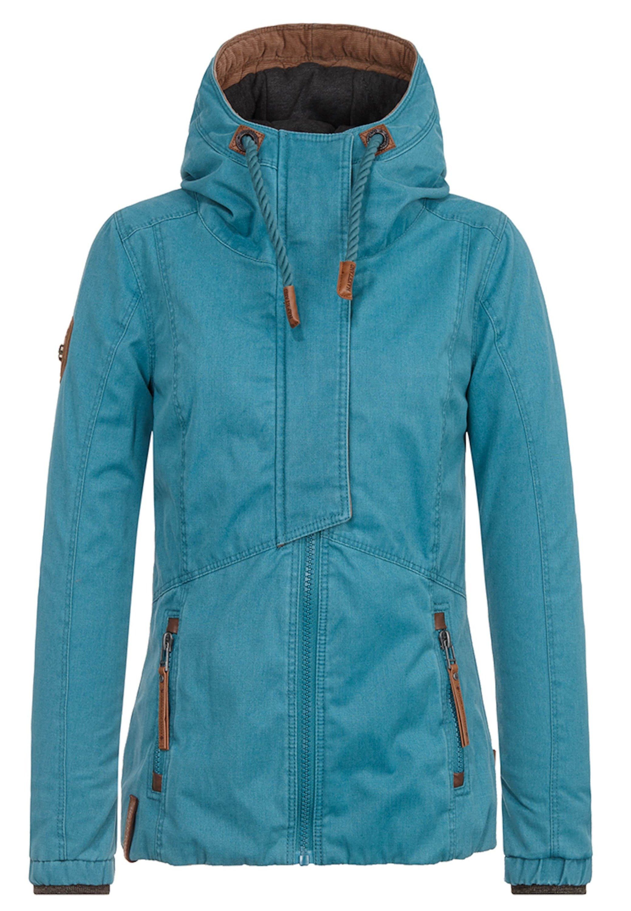 Naketano Damen Jacke Übergangsjacke marine blau Du musst Straff sein 67