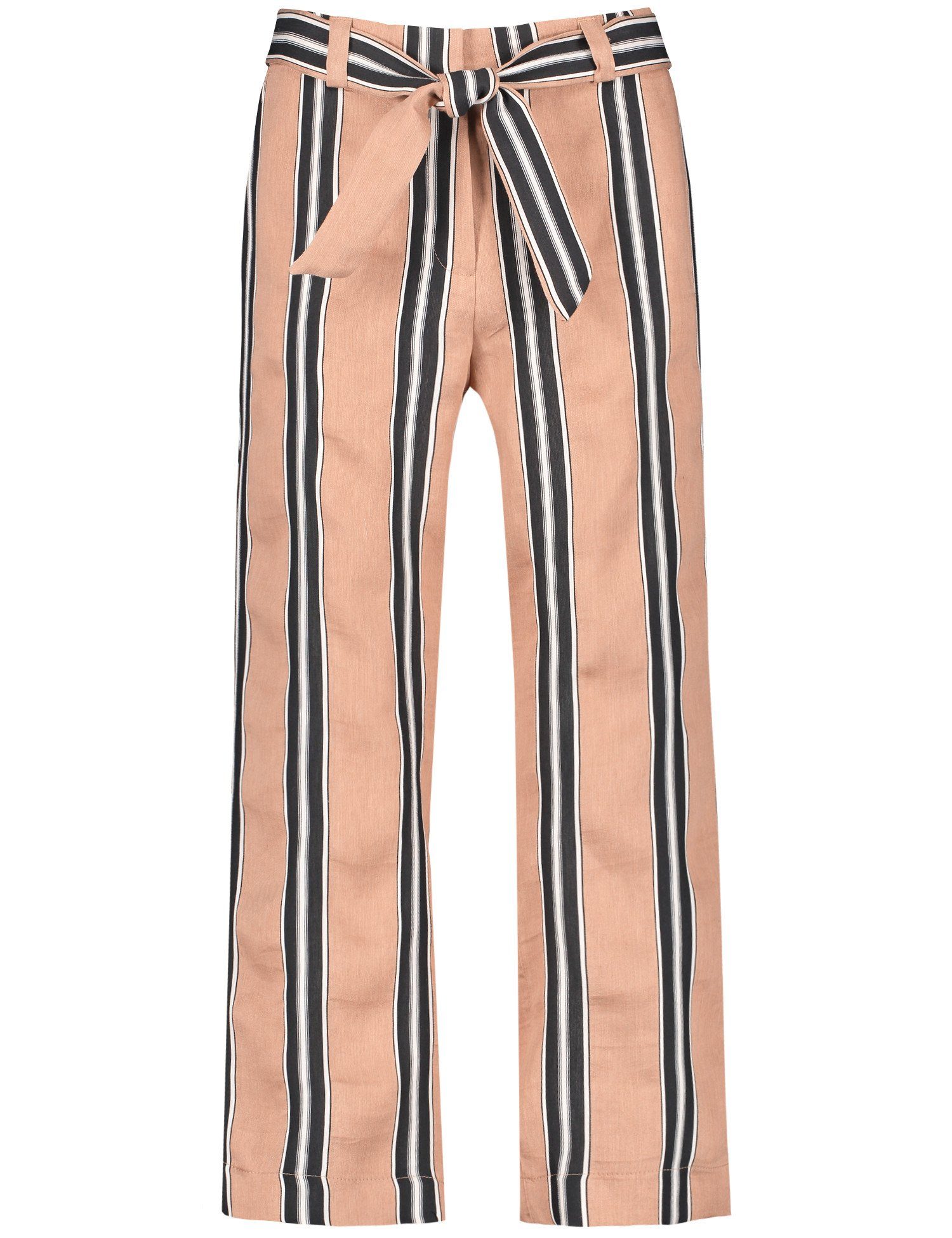 GERRY WEBER Anzughose Weite Hose mit Längsstreifen