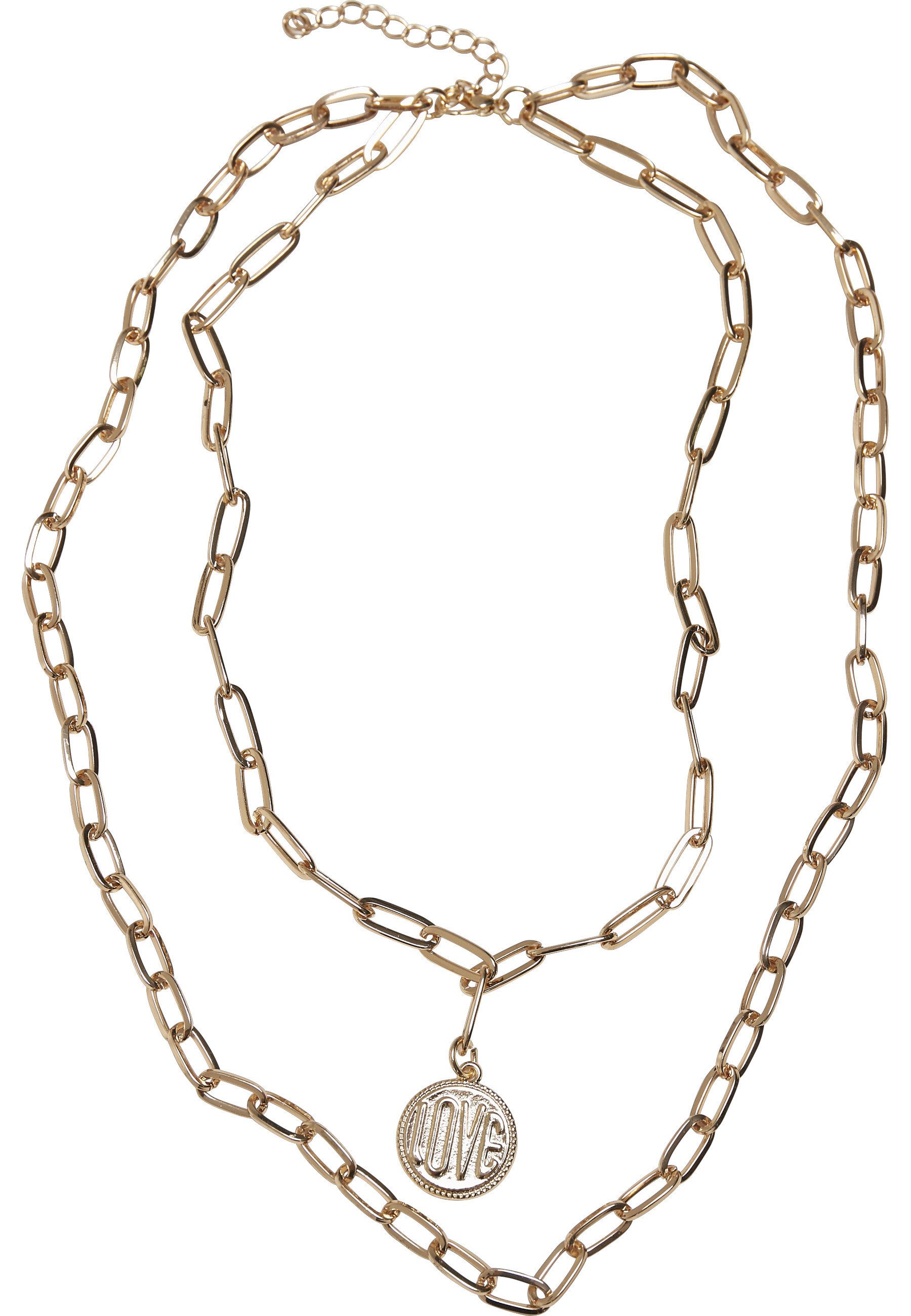 URBAN CLASSICS Kette mit Anhänger Urban Classics Damen Love Basic Necklace