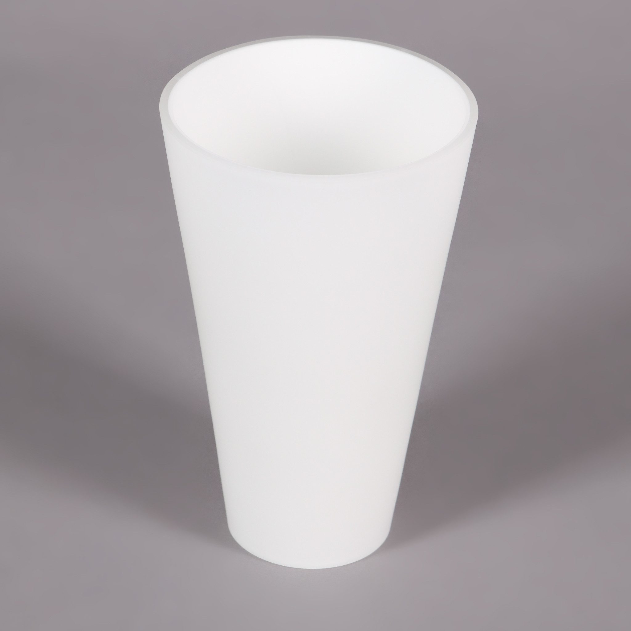 Home4Living Lampenschirm Lampenglas Ersatzglas weiß matt für Fackelleuchten, blendfrei