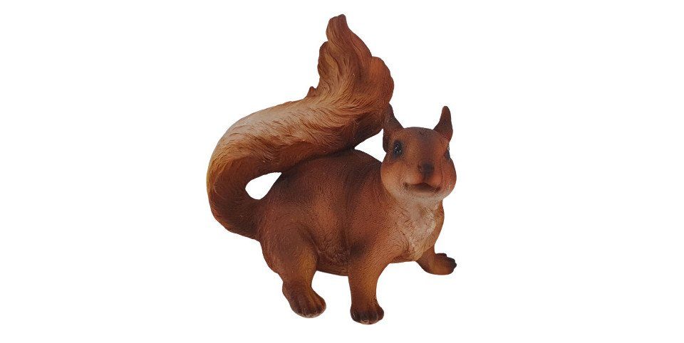 Figurendiscounter Gartenfigur Dekofigur Eichhörnchen 15,5 x 11 x 16 cm