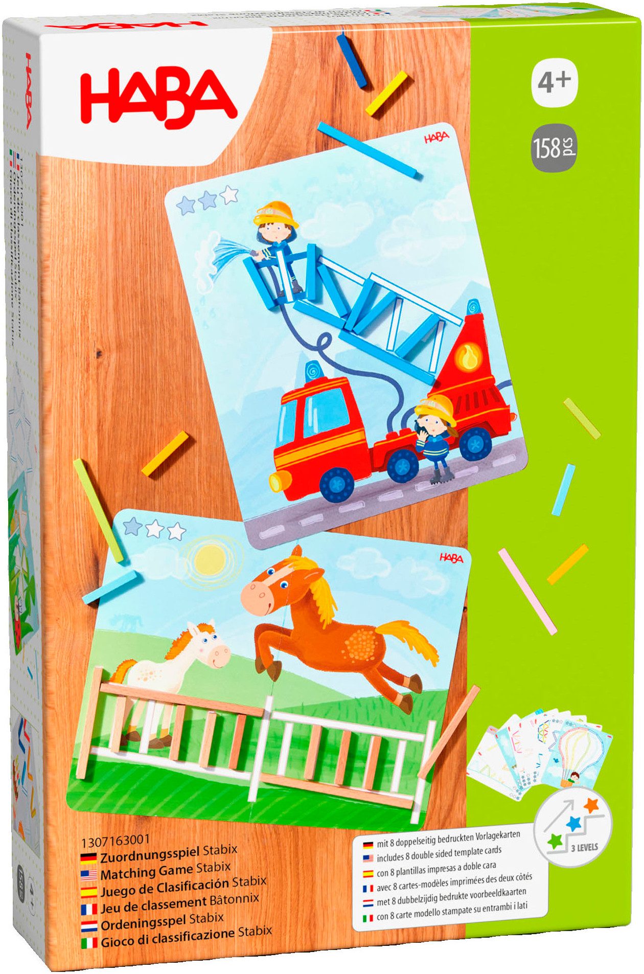 Lernspielzeug Zuordnungsspiel Stabix