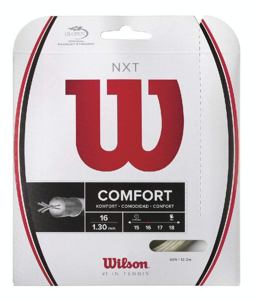 Wilson Tennissaite NXT (Armschonung+Touch) natur 12m Set, Saitendicke: 1.30