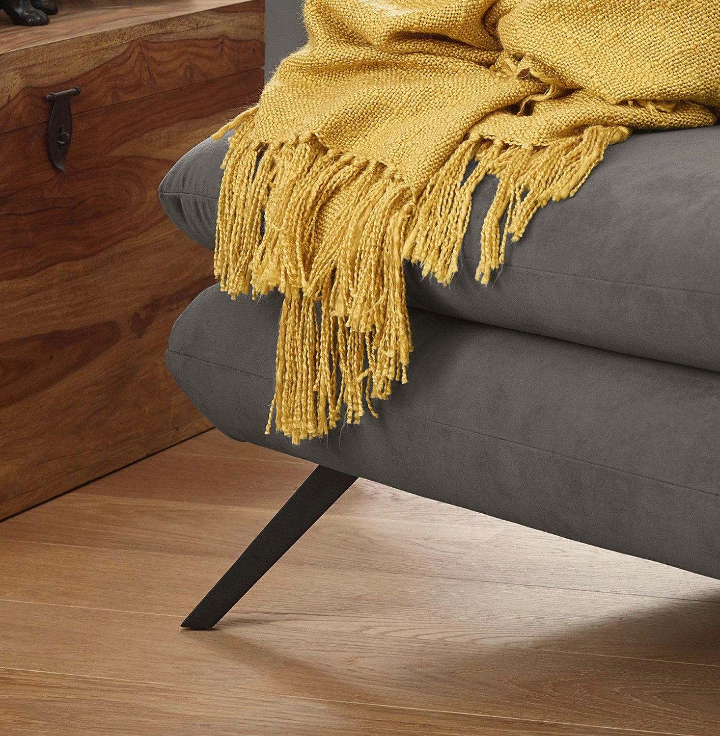 KAWOLA Relaxsessel CHARME, Longseat Sessel Megasessel Velvet verschiedene Farben