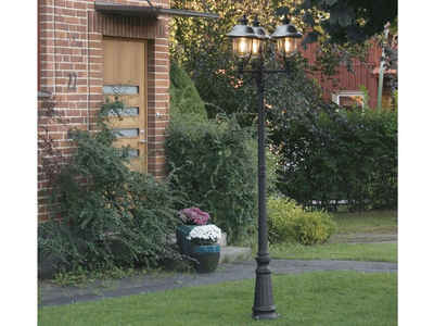 KONSTSMIDE LED Pollerleuchte, LED wechselbar, warmweiß, Garten-laterne Landhausstil, Straßenlaterne Wegbeleuchtung, H: 218cm