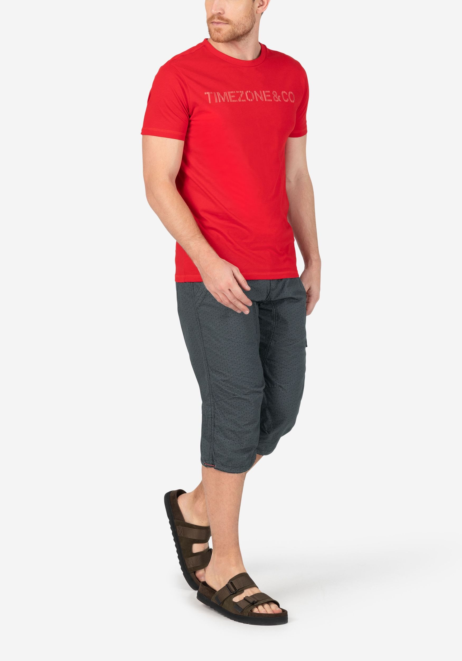 TIMEZONE Chinoshorts Kurzes Design Herrenhose mit Gürtel und Cargo-Taschen Regular ConnorTZ Short
