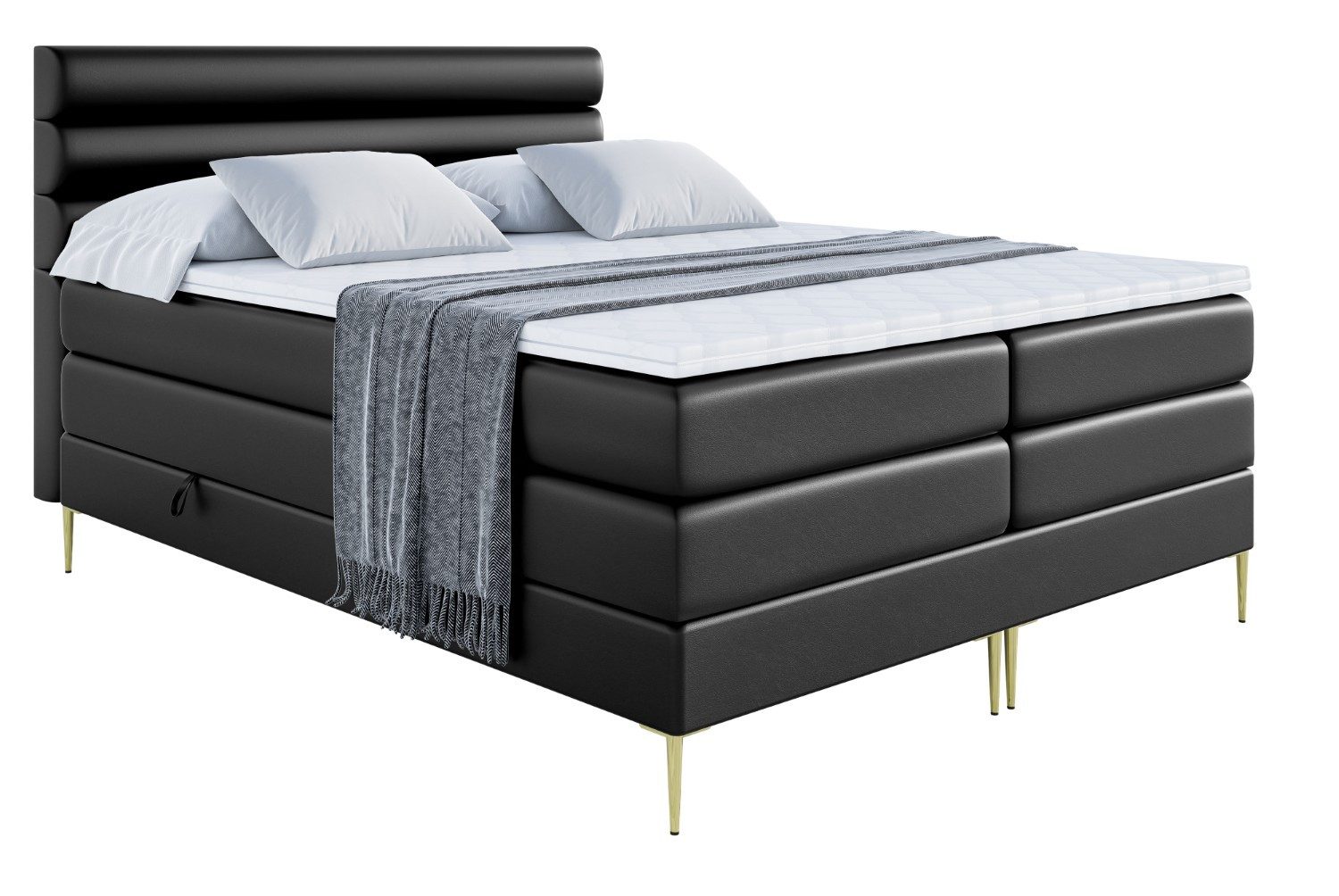 ALTDECOR Boxspringbett CELESTIA-F KING (Multipocket-Matratze H4, günstig online kaufen