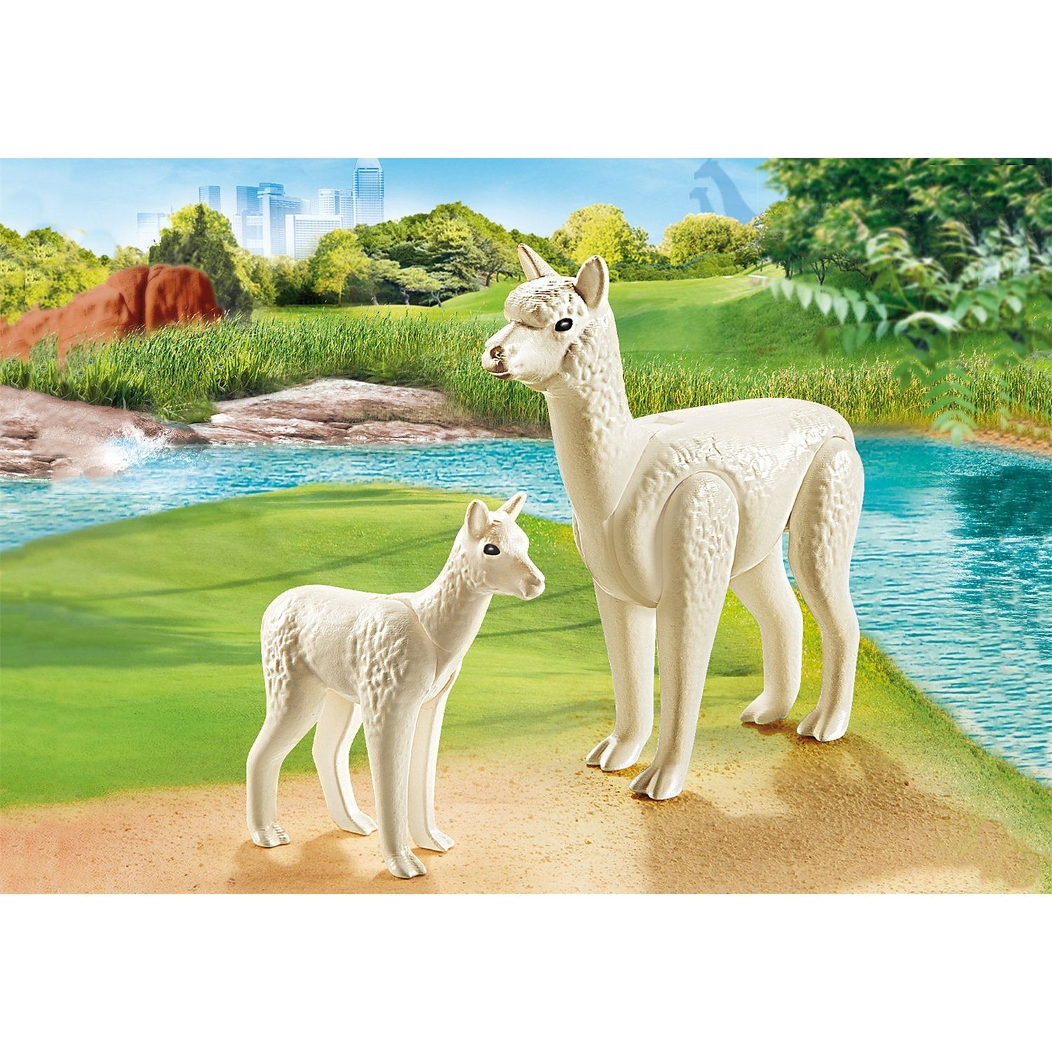 Playmobil® 70350 Alpaka mit Baby Konstruktions-Spielset günstig online kaufen