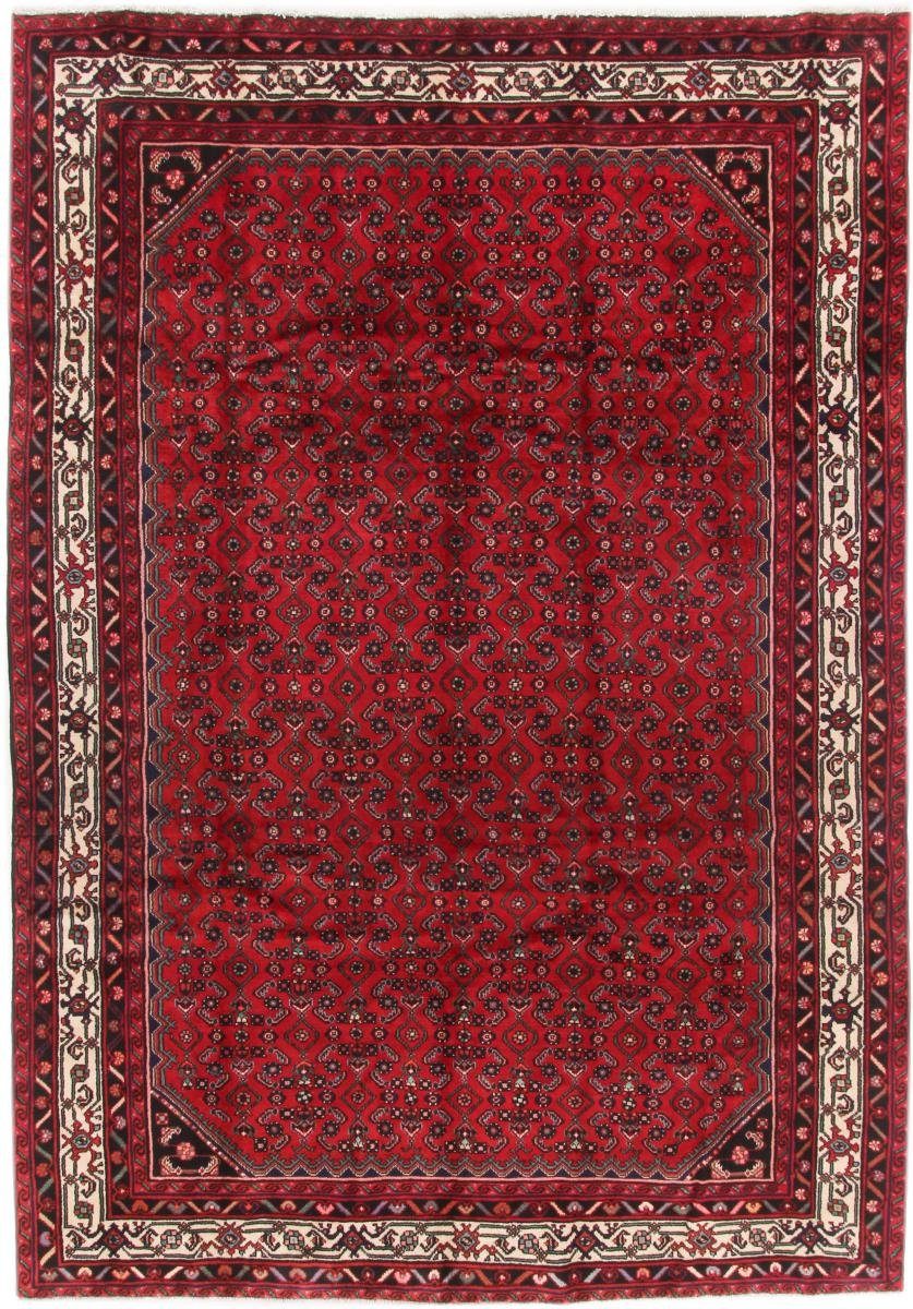 Hosseinabad Orientteppich Nain rechteckig, Handgeknüpfter 212x304 Trading, mm / Orientteppich Höhe: 12 Perserteppich,