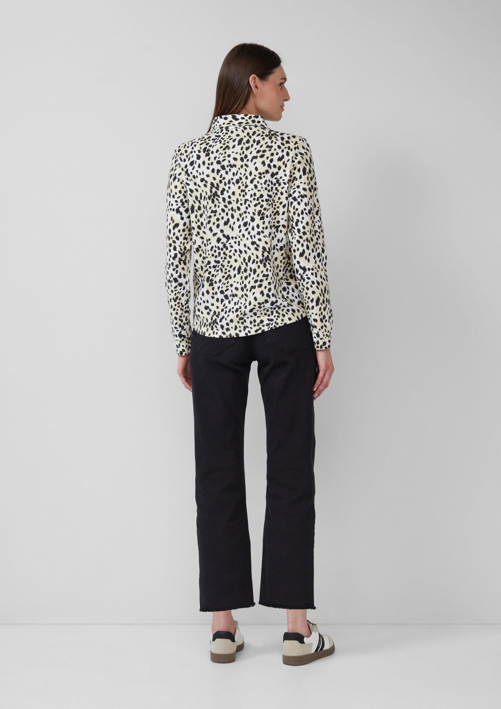 s.Oliver Langarmshirt T-Shirt Elastische Jerseybluse