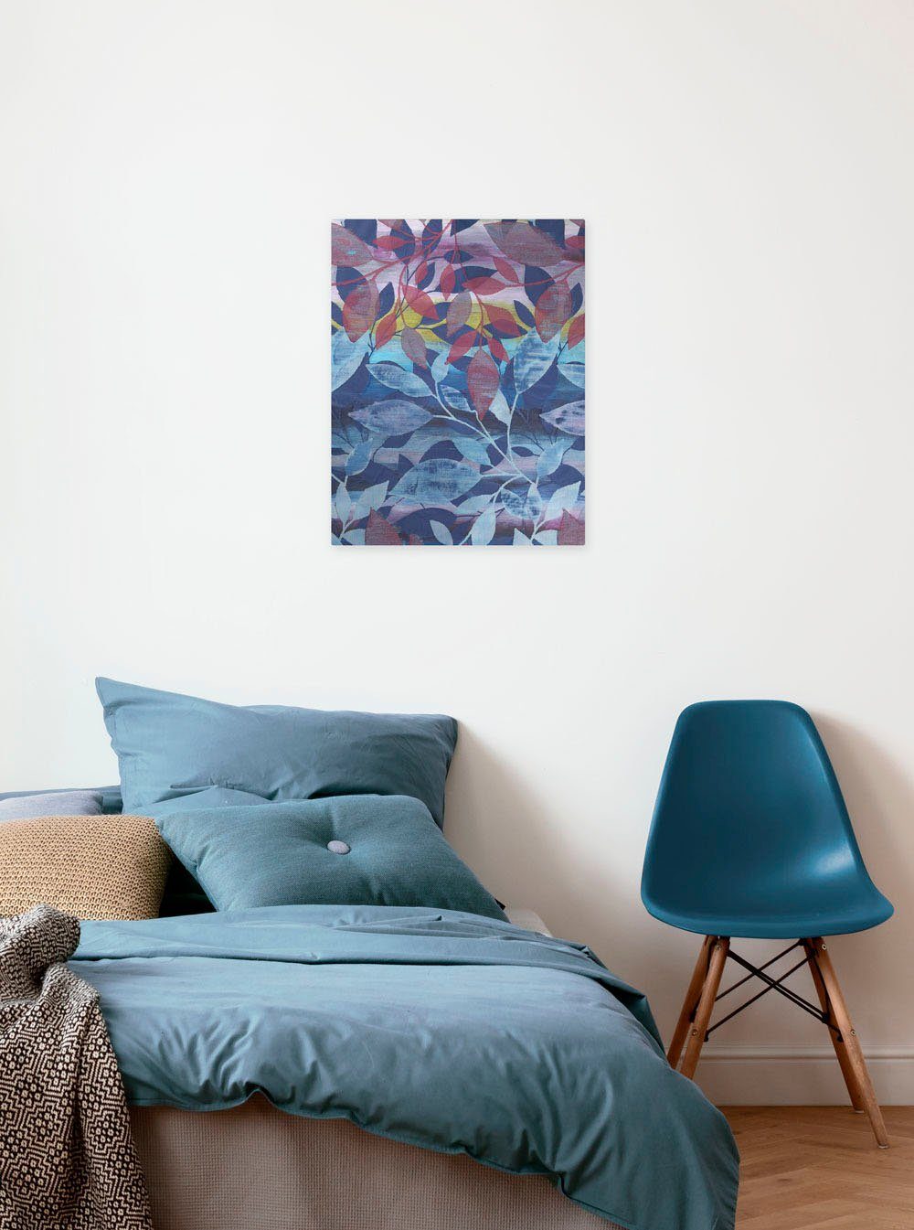 Komar Leinwandbild Covered - Größe 30 x 40 cm, Natur (1 St), Keilrahmenbild mi Echtholzrahmen