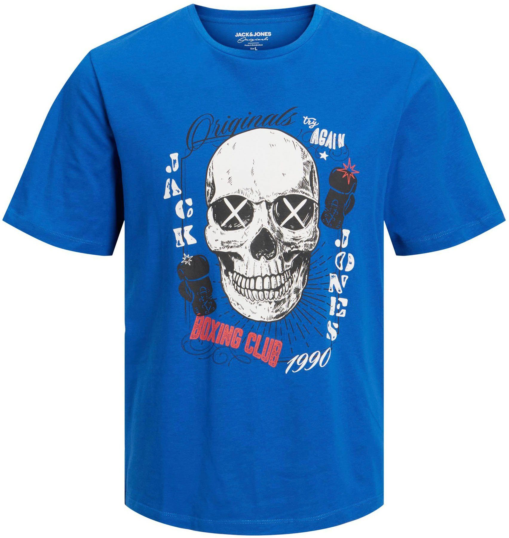 Rundhalsshirt JNR SS JORROXBURY Junior Jones TEE SN CREW NECK Blue & Nautical Jack