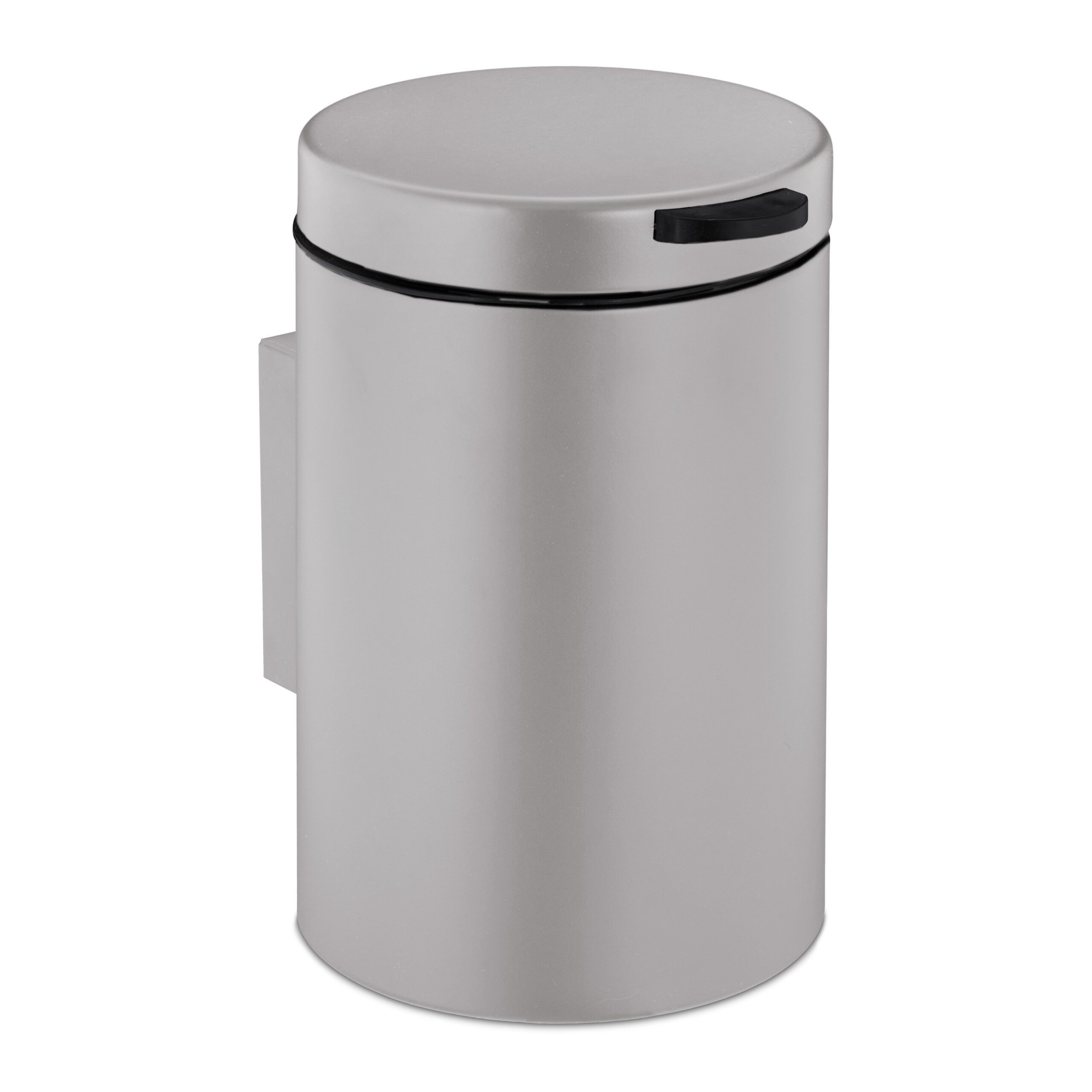 relaxdays Kosmetikeimer Wandmontage 3 Lit, Beige