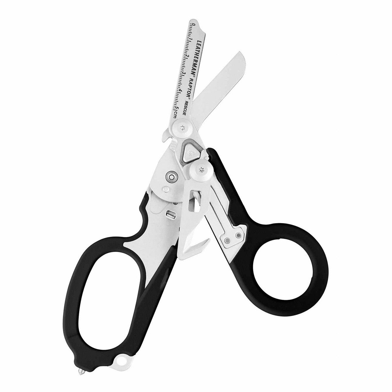 Multitool Leatherman Raptor Rescue - Für Notfall, Schwarz mit Utility Holster