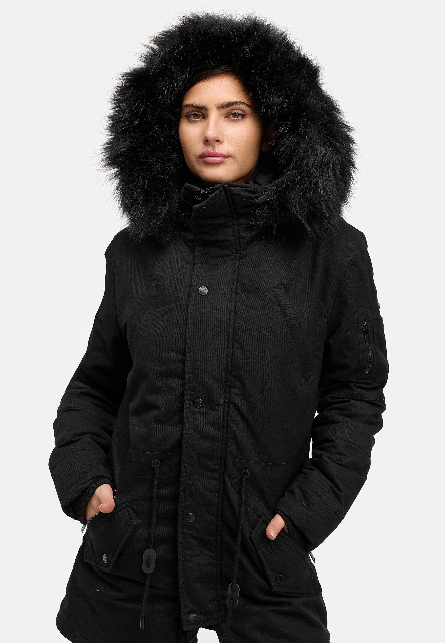 trueprodigy Winterjacke Julius F mit abnehmbarer Kapuze