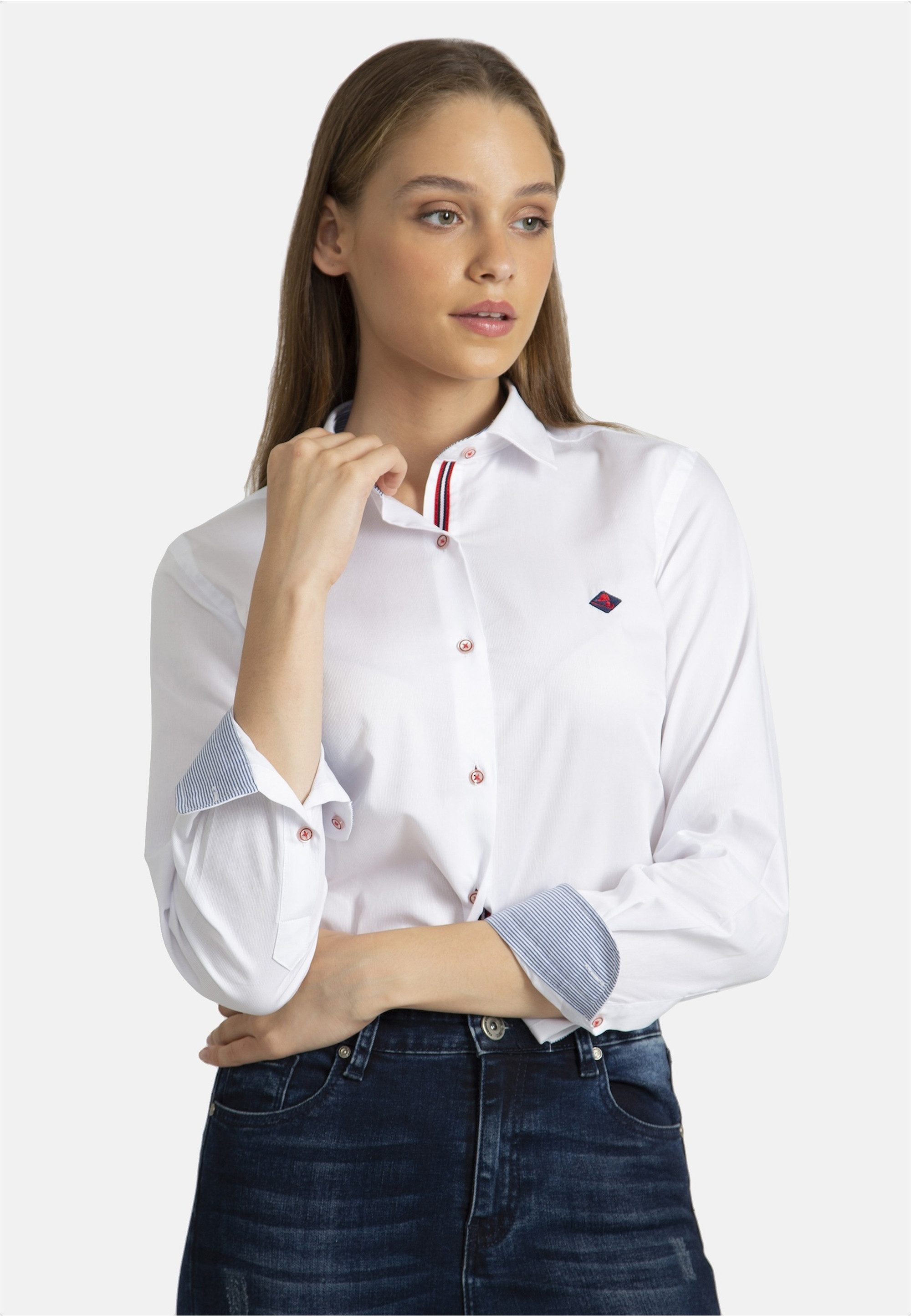 SIR RAYMOND TAILOR Klassische Bluse Macenta günstig online kaufen