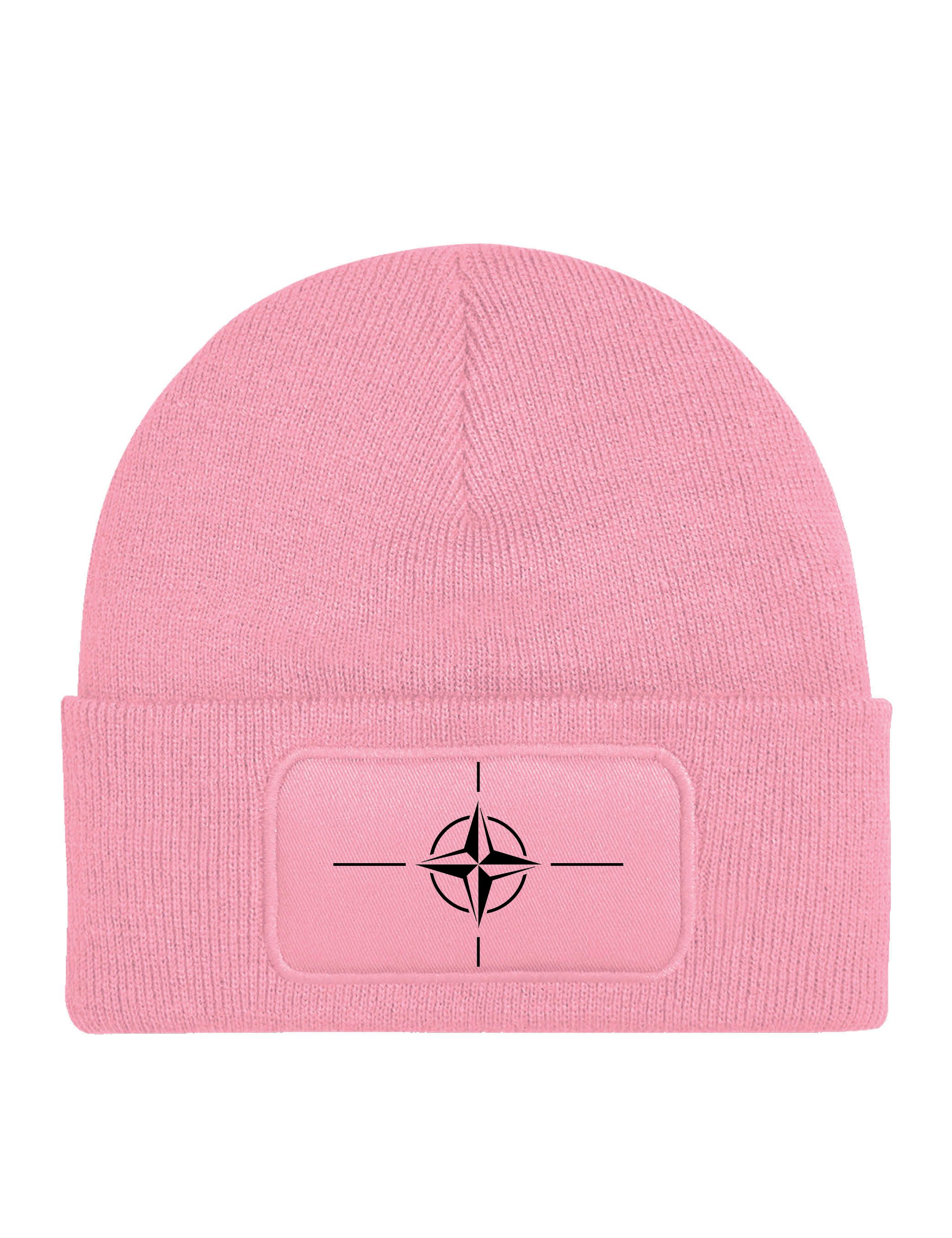 Youth Designz Beanie Unisex Kinder Beanie Mütze "NATO" Europäische Mächte Print Geschenk mit lustigen und stylischen Aufdruck für Jungen und Mädchen Statement
