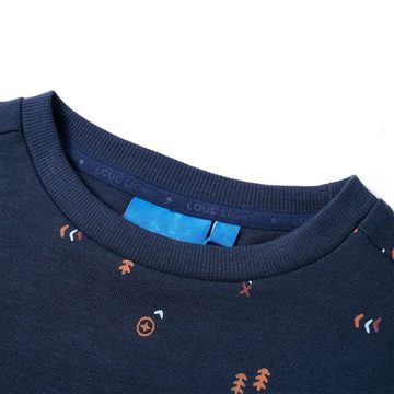 vidaXL Sweatshirt Kinder-Sweatshirt Marineblau Melange 92