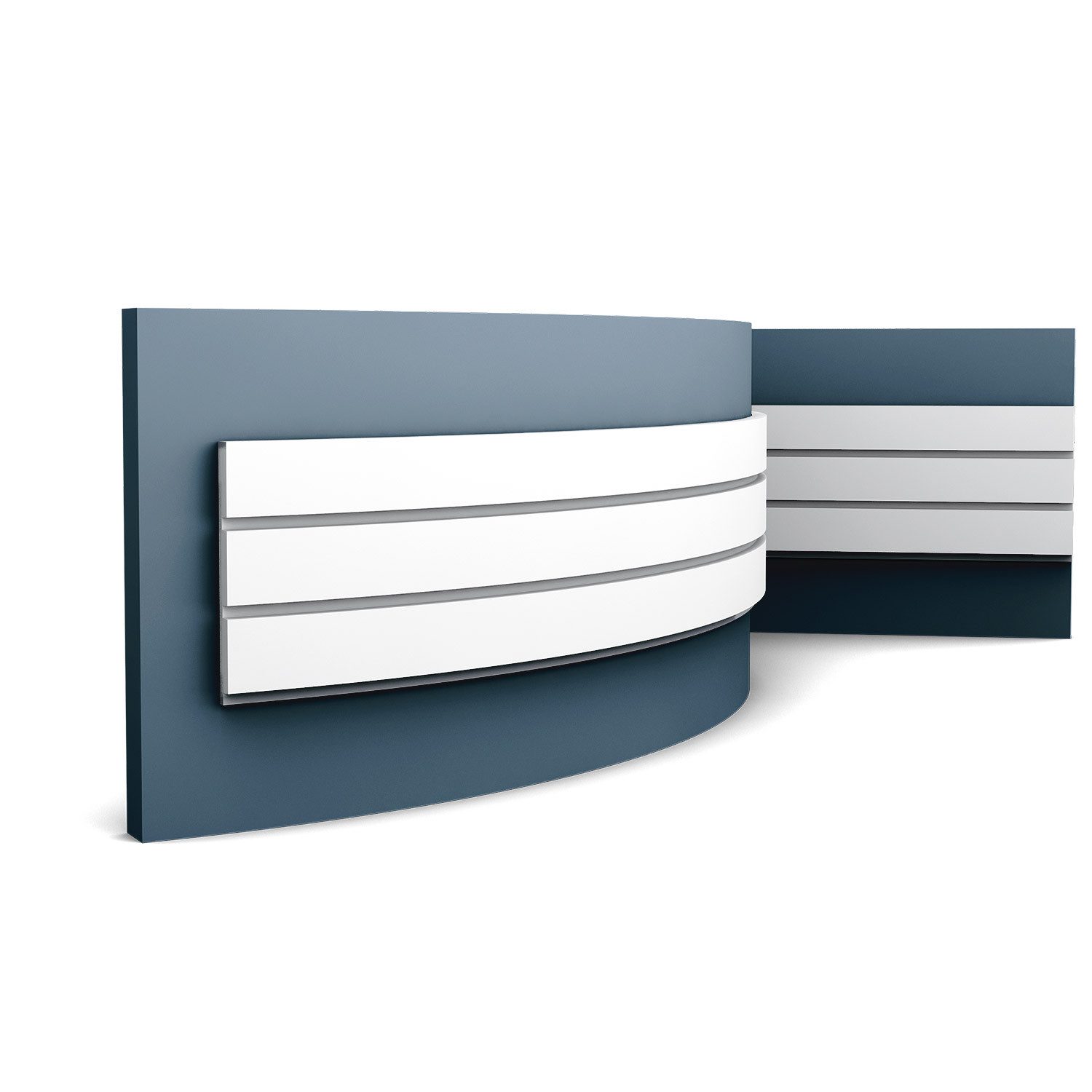 Orac Decor Flexprofil W116F MODERN BAR XL flexibles 3D Wandpaneel Zierelement 2 m (Profilleiste, 1-St., 3D Wandpaneel, flexibles Wandpaneel, Zierelement, 2 m), Profilleiste