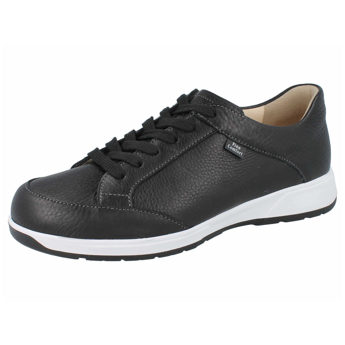 Komfort Schnürer für Herren in schwarz Schnürschuh