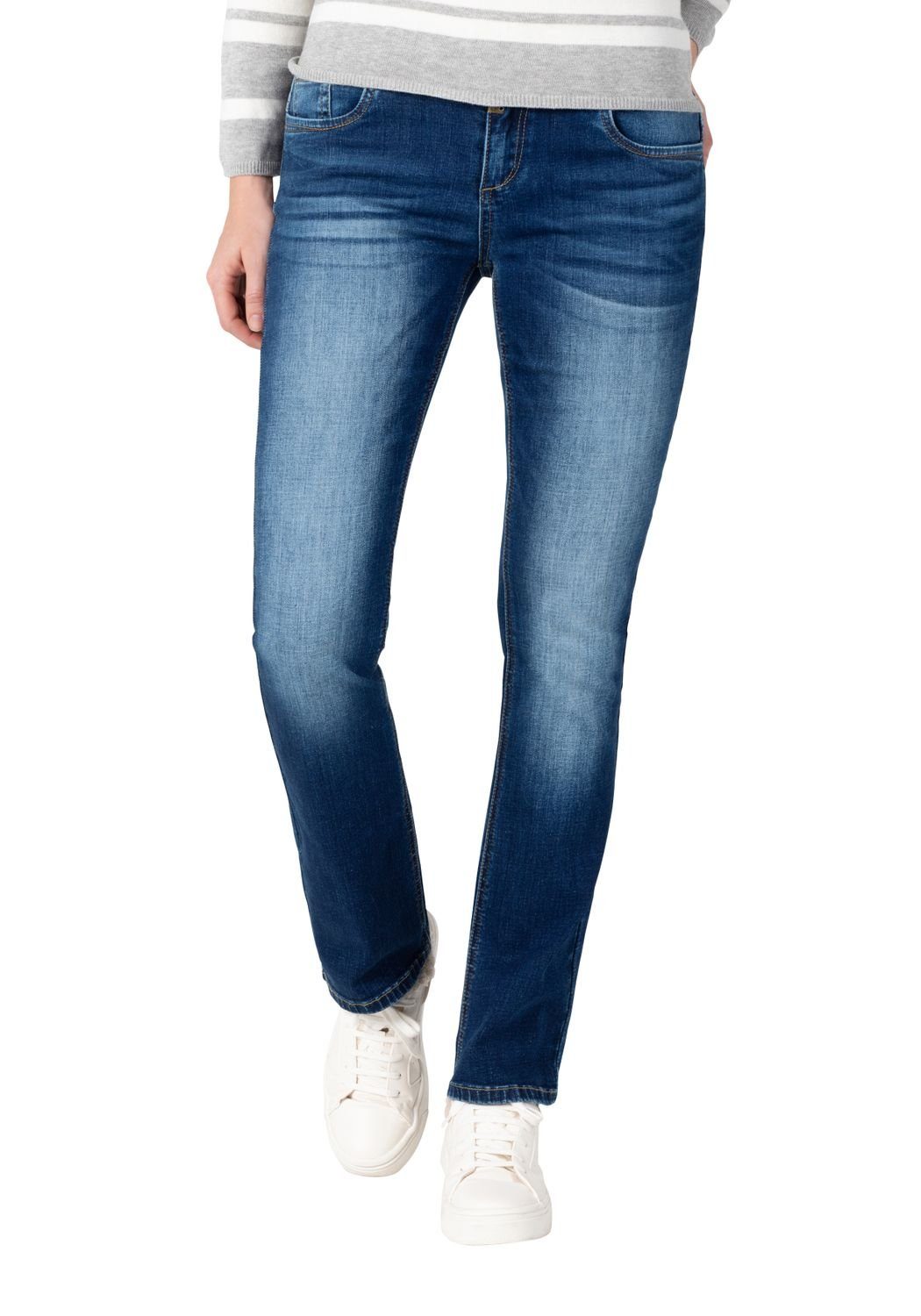 SLIM Slim-fit-Jeans Stretch TIMEZONE mit LISATZ