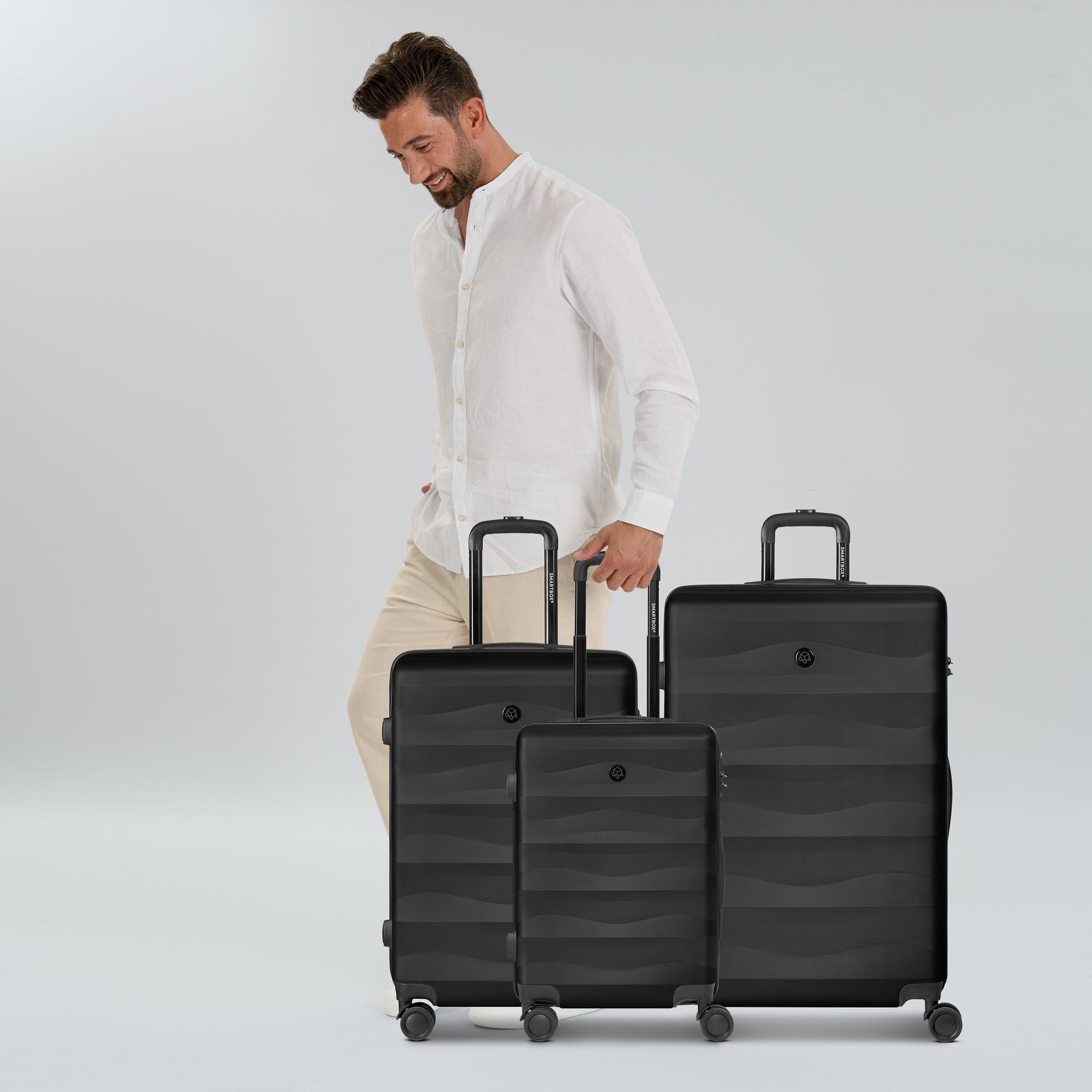 Smartbox Trolleyset Edition 03, 4 Rollen, (3-teilig, 3 tlg), ABS günstig online kaufen