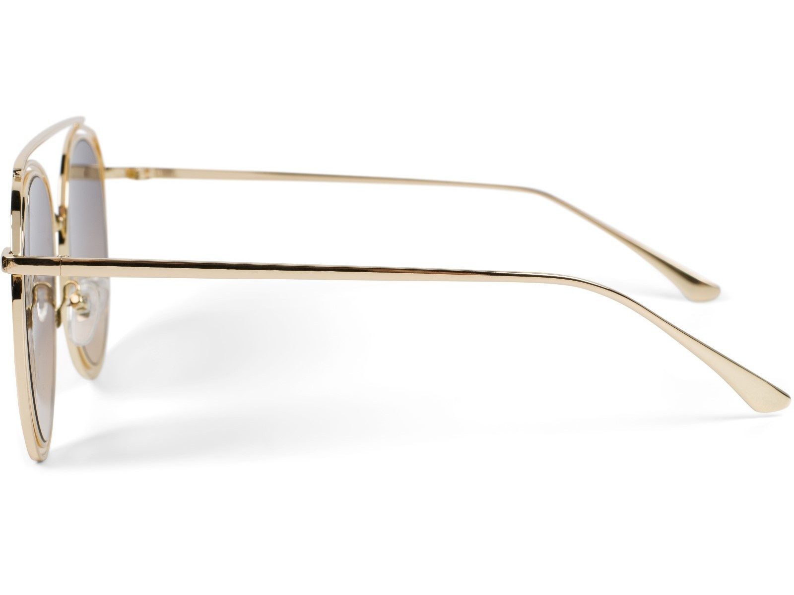 styleBREAKER Sonnenbrille Oversize Sonnenbrille mit runden Gläsern und doppeltem Rahmen (1-St) Gradient