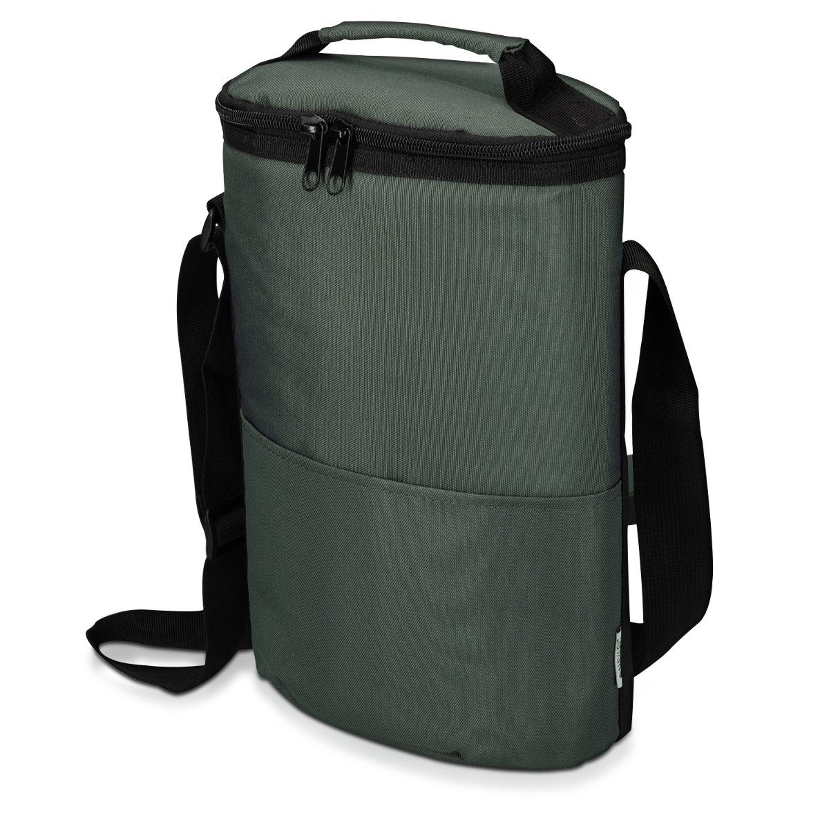 Kühltasche Tasche für 2 Weinflaschen/4 Bierdosen - Flaschentasche mit Tragegurt