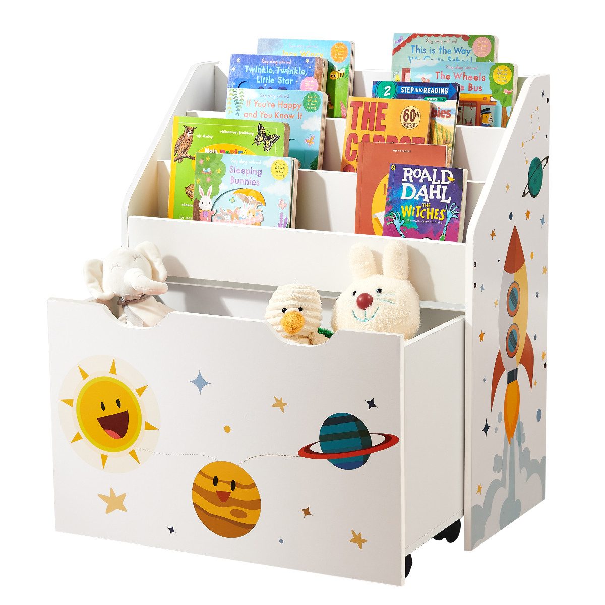 SONGMICS Spielzeugtruhe, SONGMICS Kinderzimmerregal,Spielzeugregal, 3 Fäche günstig online kaufen