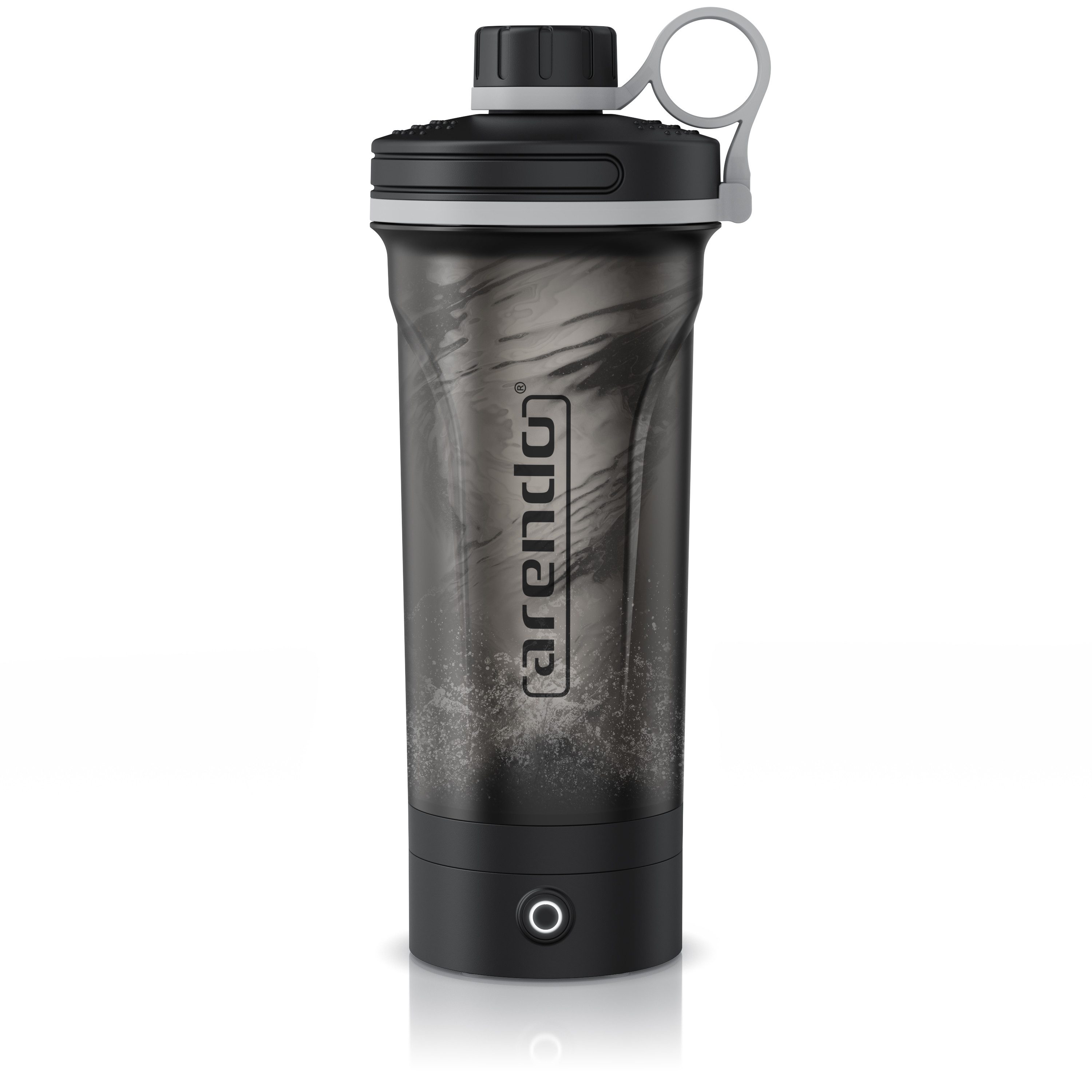 Arendo Protein Shaker Elektrischer Eiweißshaker 700 ml, verschließbar, spülmaschinengeeignet, Kunststoff (BPA-frei), (1-tlg), Mixbecher, Tragegriff, BPA-frei, für unterwegs, Yoga, Finess, Sport