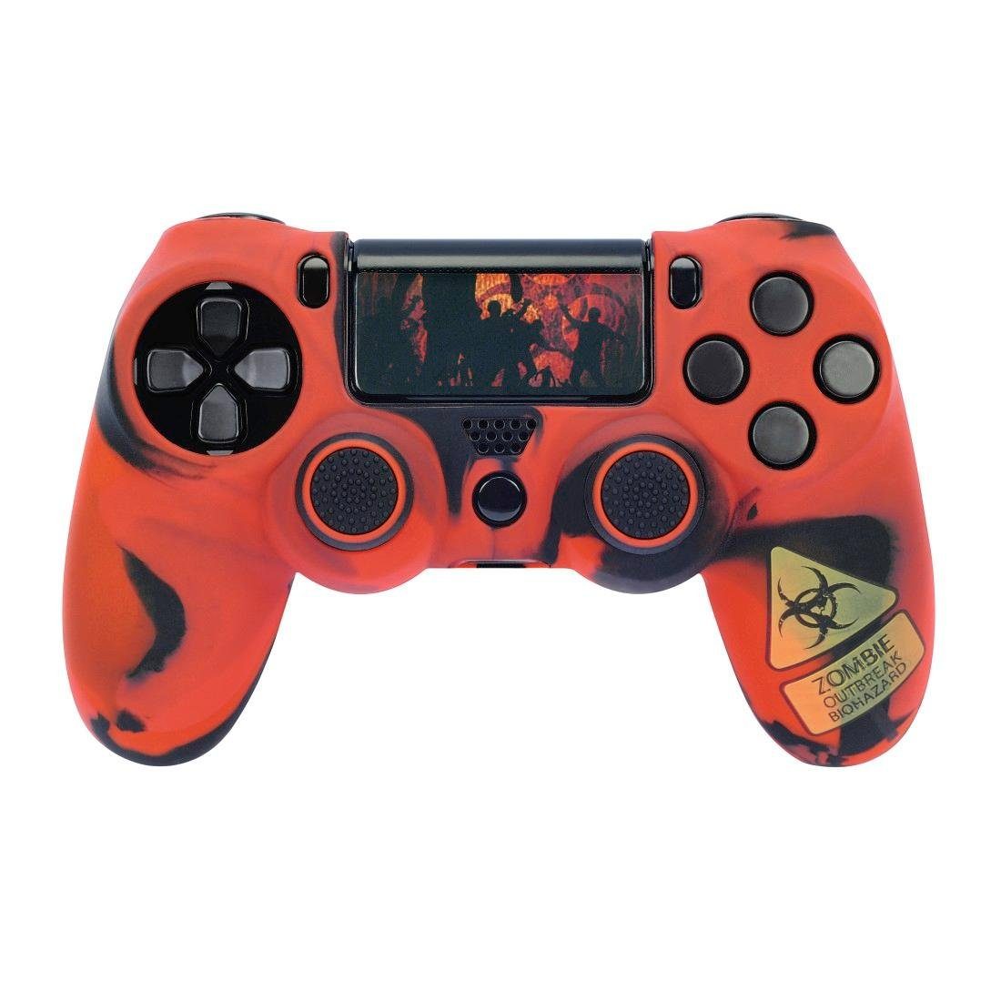 Hama 7in1-Zubehör-Set Undead für den Dualshock 4 Controller PS4 Slim Pro Zubehör PlayStation 4 | PS4-Controller