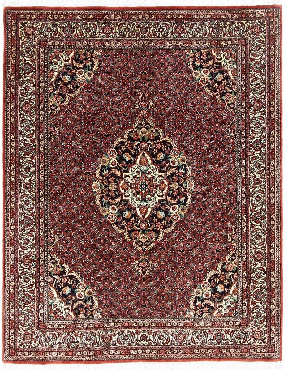 Orientteppich Bidjar 152x193 mm Nain Trading, Handgeknüpfter Höhe: / Orientteppich 15 rechteckig, Perserteppich