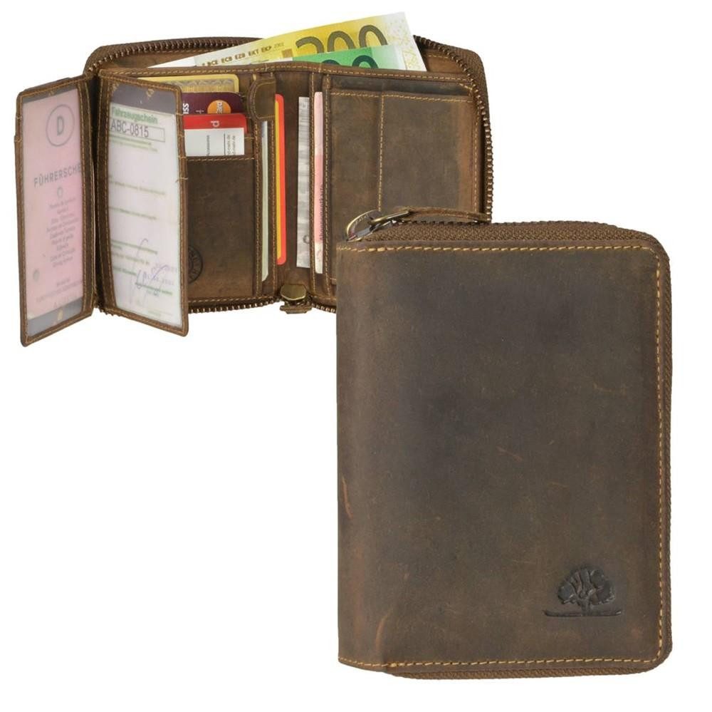 Greenburry Geldbörse Vintage (oA), Portemonnaie, Lederbörse, Herrenbörse günstig online kaufen