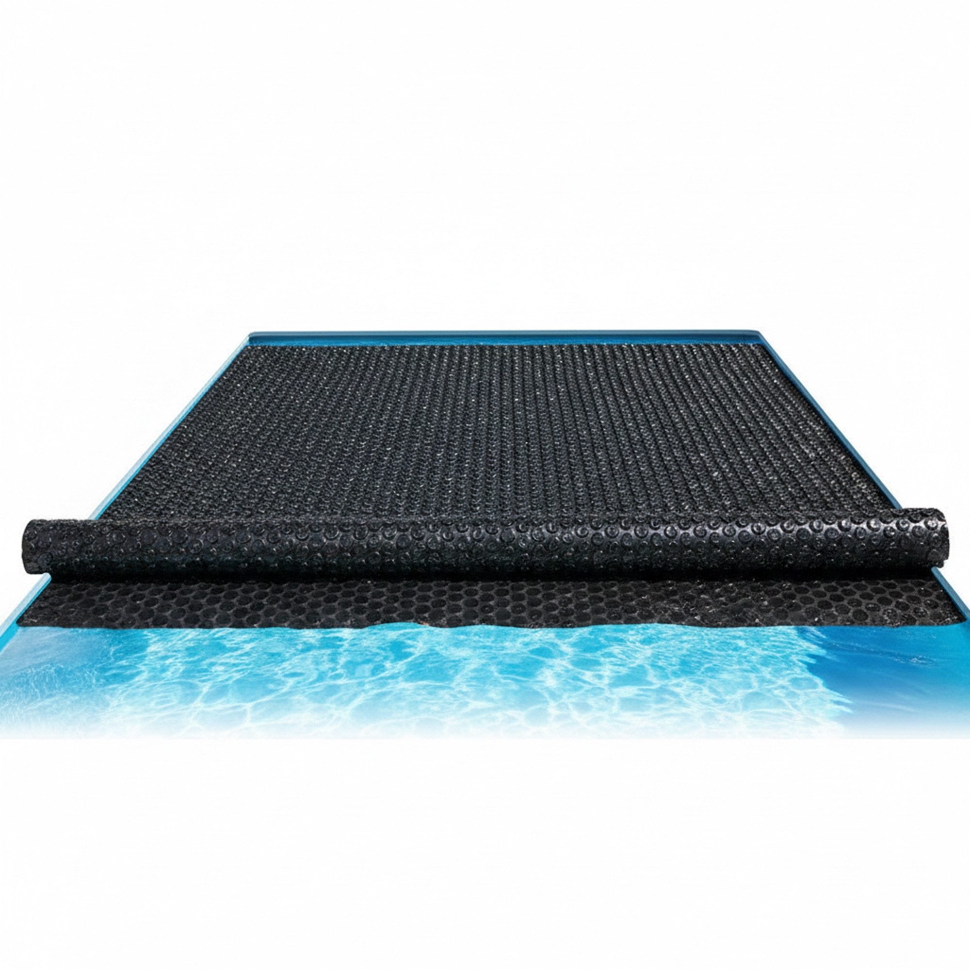 Mucola Pool-Abdeckplane Solarfolie Schwarz Wärmeplane Poolunterlage Bodenschutzplane (Stück, Pool-Abdeckplane), Verhindert Heizkosten