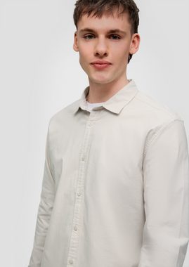 QS Langarmhemd Hemd mit Kentkragen
