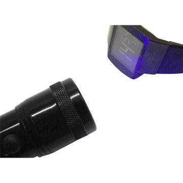 Berger & Schröter LED Taschenlampe UV LED Taschenlampe Lichthärtungsgerät, mit Handschlaufe