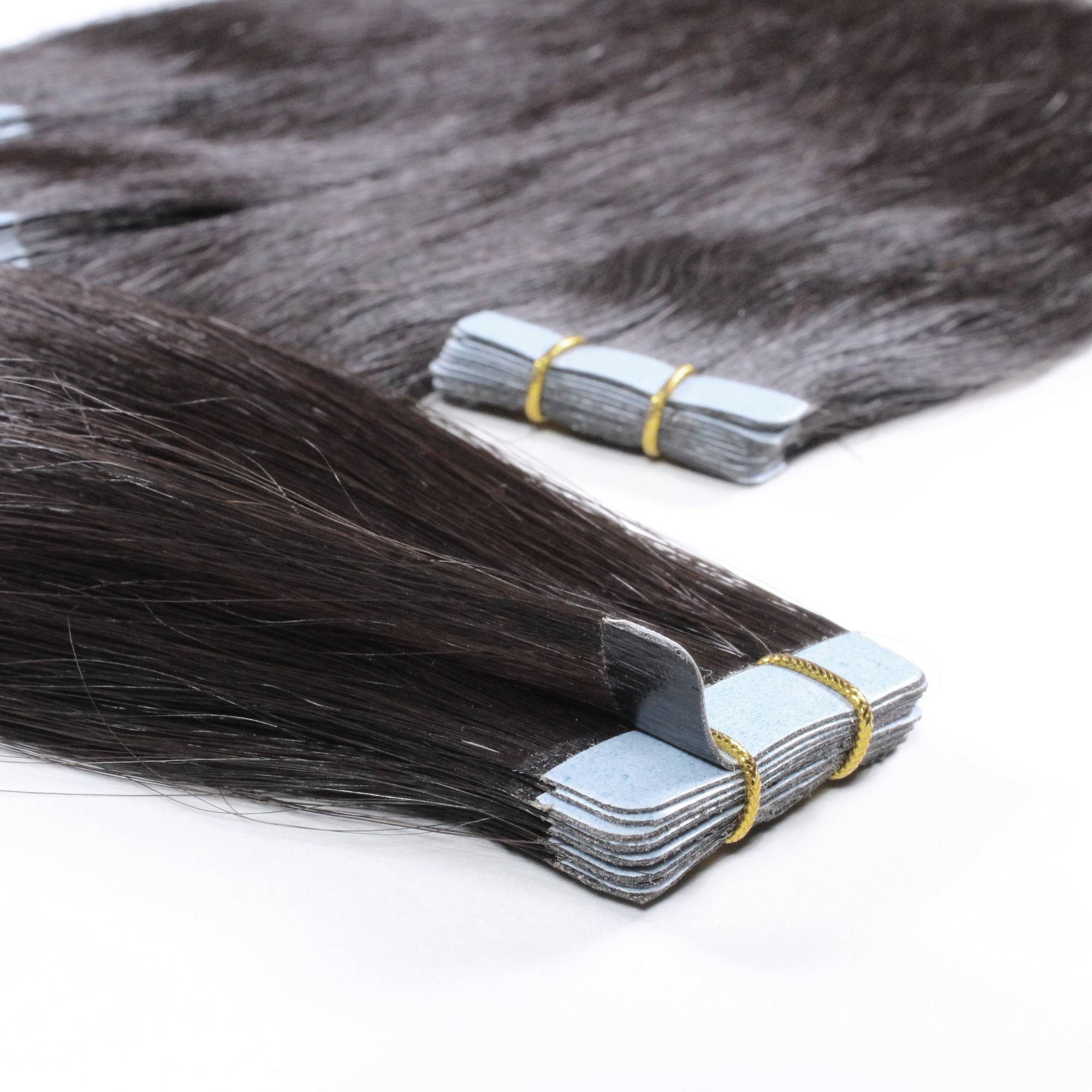 hair2heart Echthaar-Extension Premium Rohhaar Tape Extensions 40cm | Haarverlängerungen
