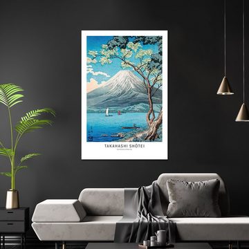 Close Up Poster Takahashi Shotei Poster Lake Yamanaka and Mount Fuji 0 x 0