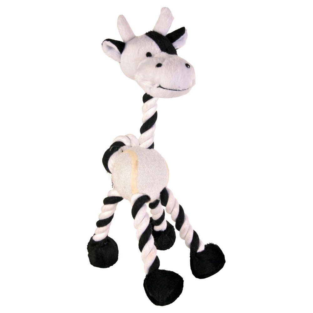 TRIXIE Tierkuscheltier Figur mit Tau & Tennisball, Plüsch