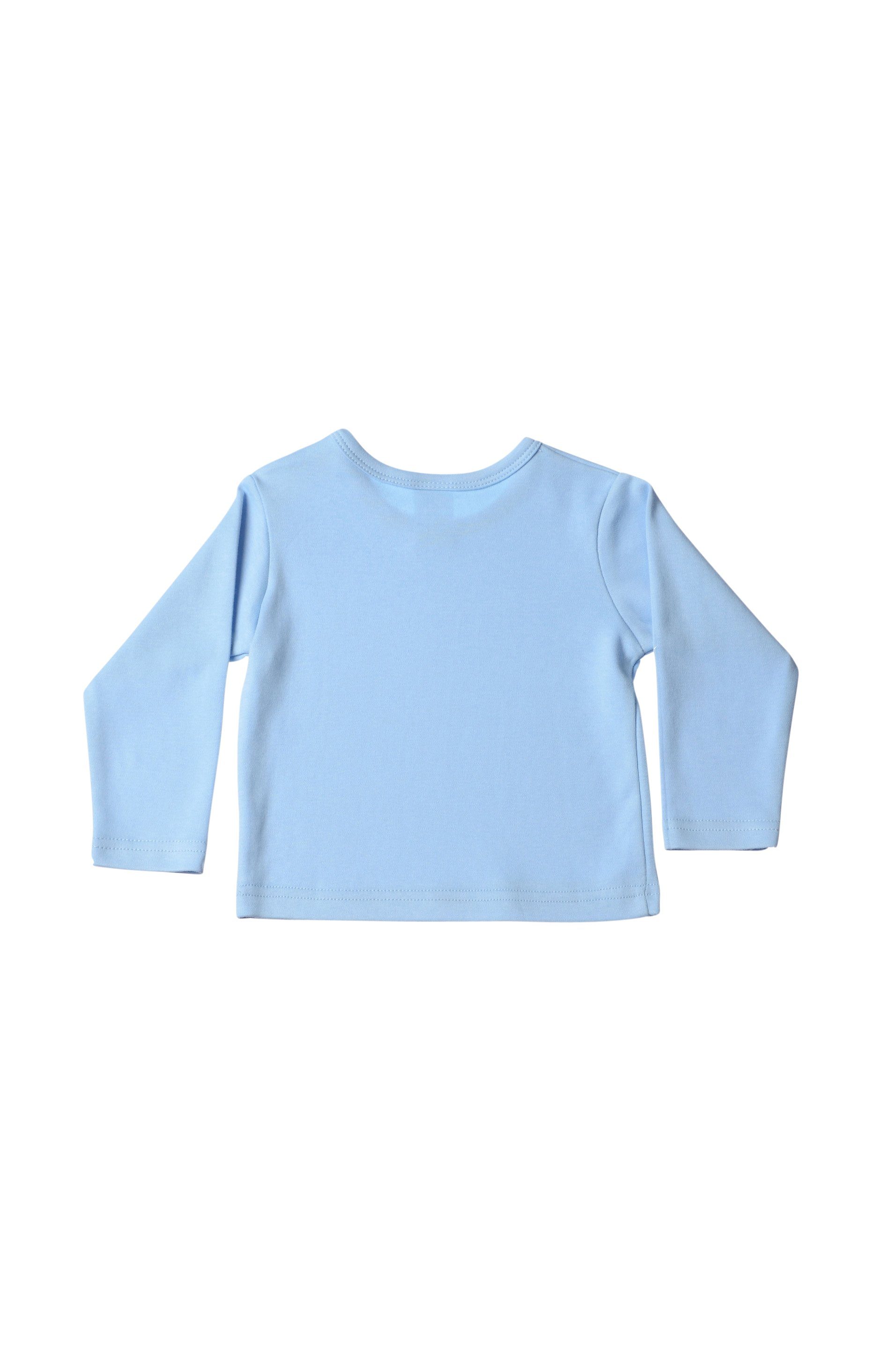 aus hellblau T-Shirt Bio-Baumwolle Liliput
