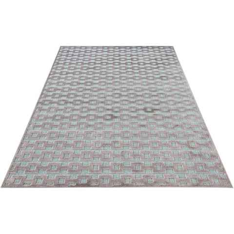 Teppich Bouton, HANSE Home, rechteckig, Höhe: 4 mm, Viskose, Relief Optik, Hoch-Tief Struktur, Robust, Pflegeleicht